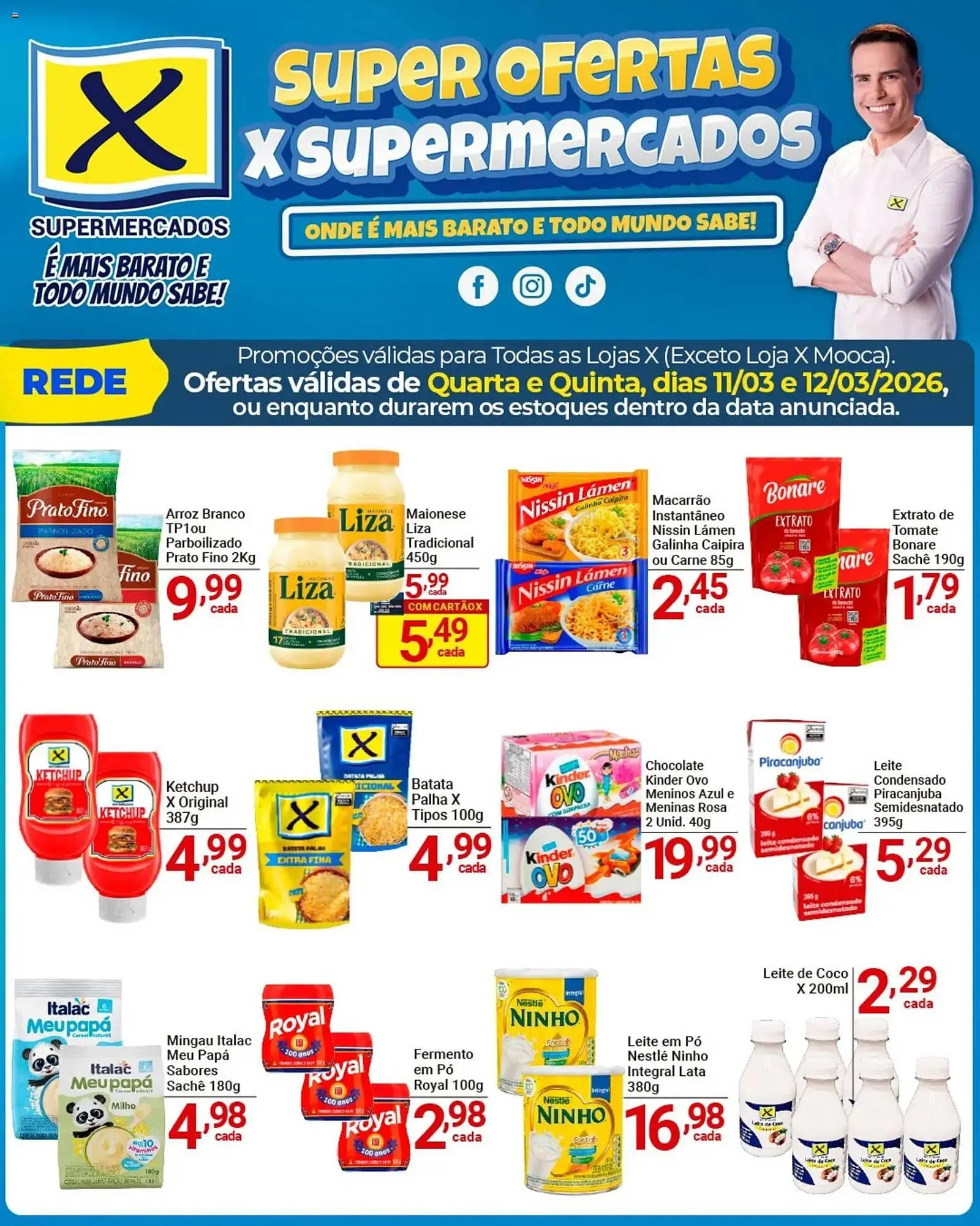 Encarte de Folheto X Supermercados 11 de março até 13 de março 2026 - Pagina 2