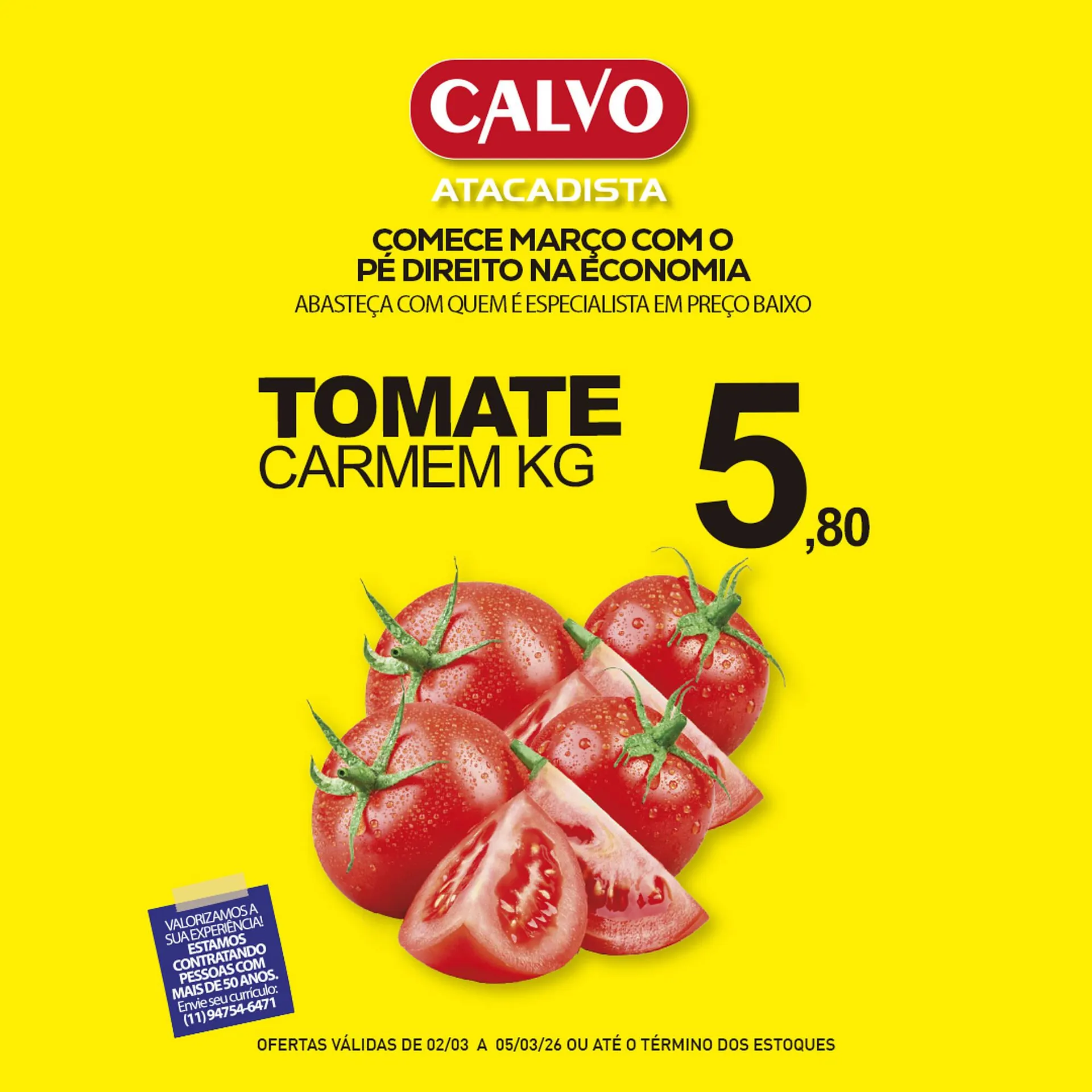 Encarte de Folheto Calvo Atacadista 4 de março até 5 de março 2026 - Pagina 3