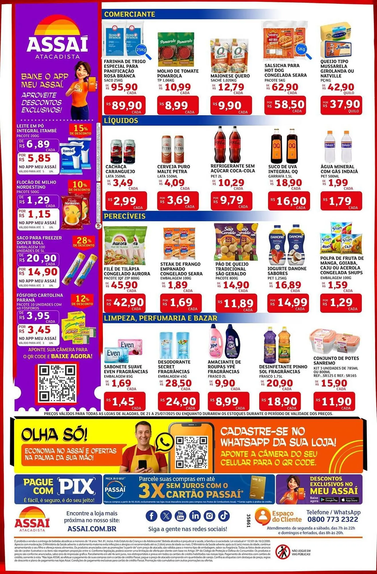Encarte de Catálogo Assaí Atacadista 21 de julho até 25 de julho 2025 - Pagina 2
