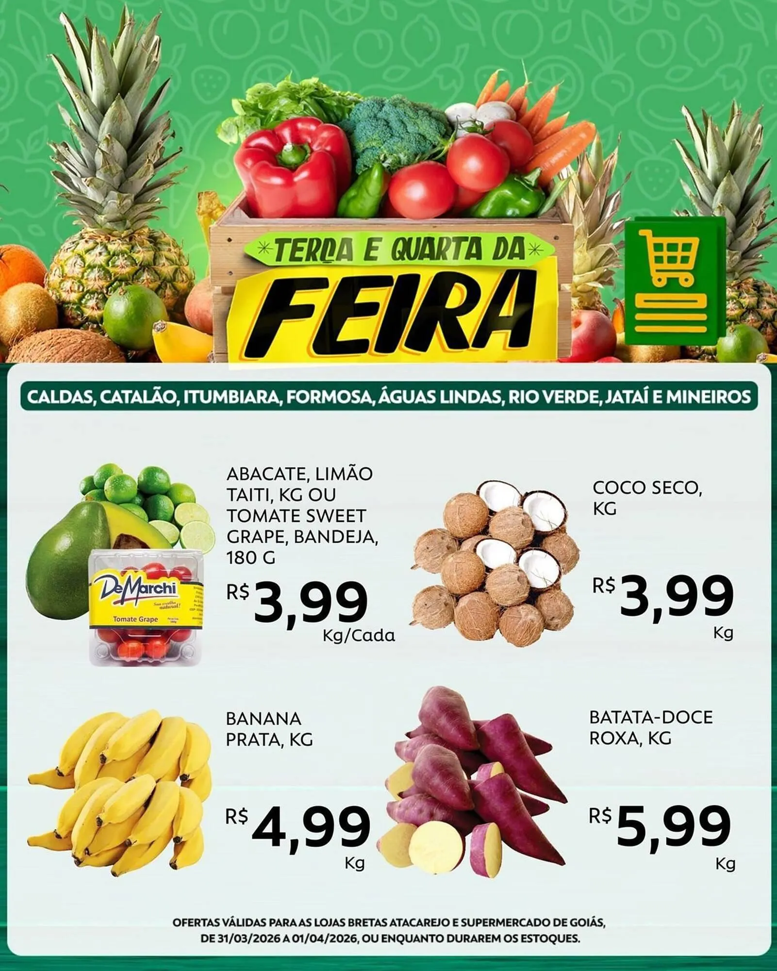 Encarte de Catálogo Supermercados Bretas 30 de março até 14 de abril 2026 - Pagina 3