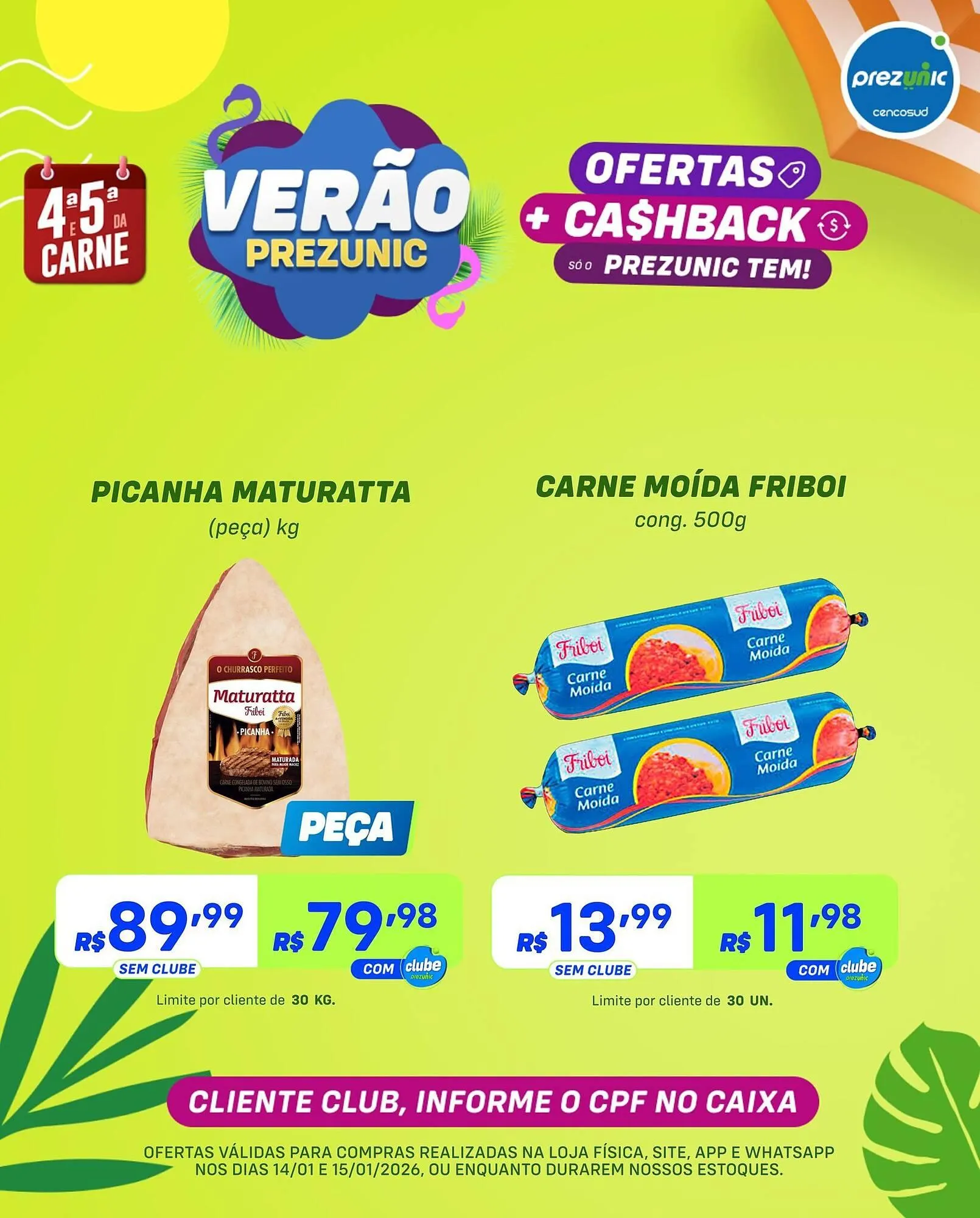 Encarte de Encarte Prezunic 14 de janeiro até 15 de janeiro 2026 - Pagina 2