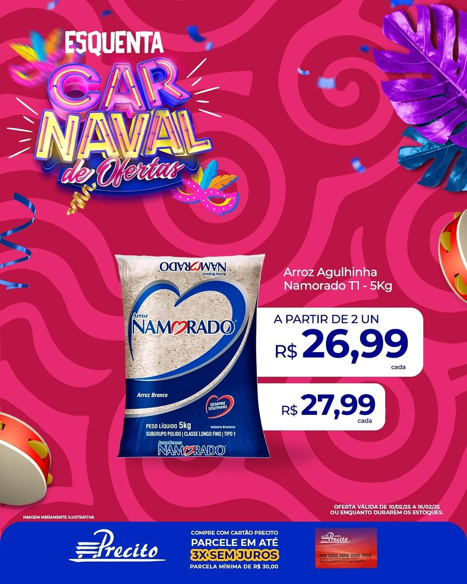 Encarte de Catálogo Supermercado Precito 10 de fevereiro até 15 de fevereiro 2025 - Pagina 1