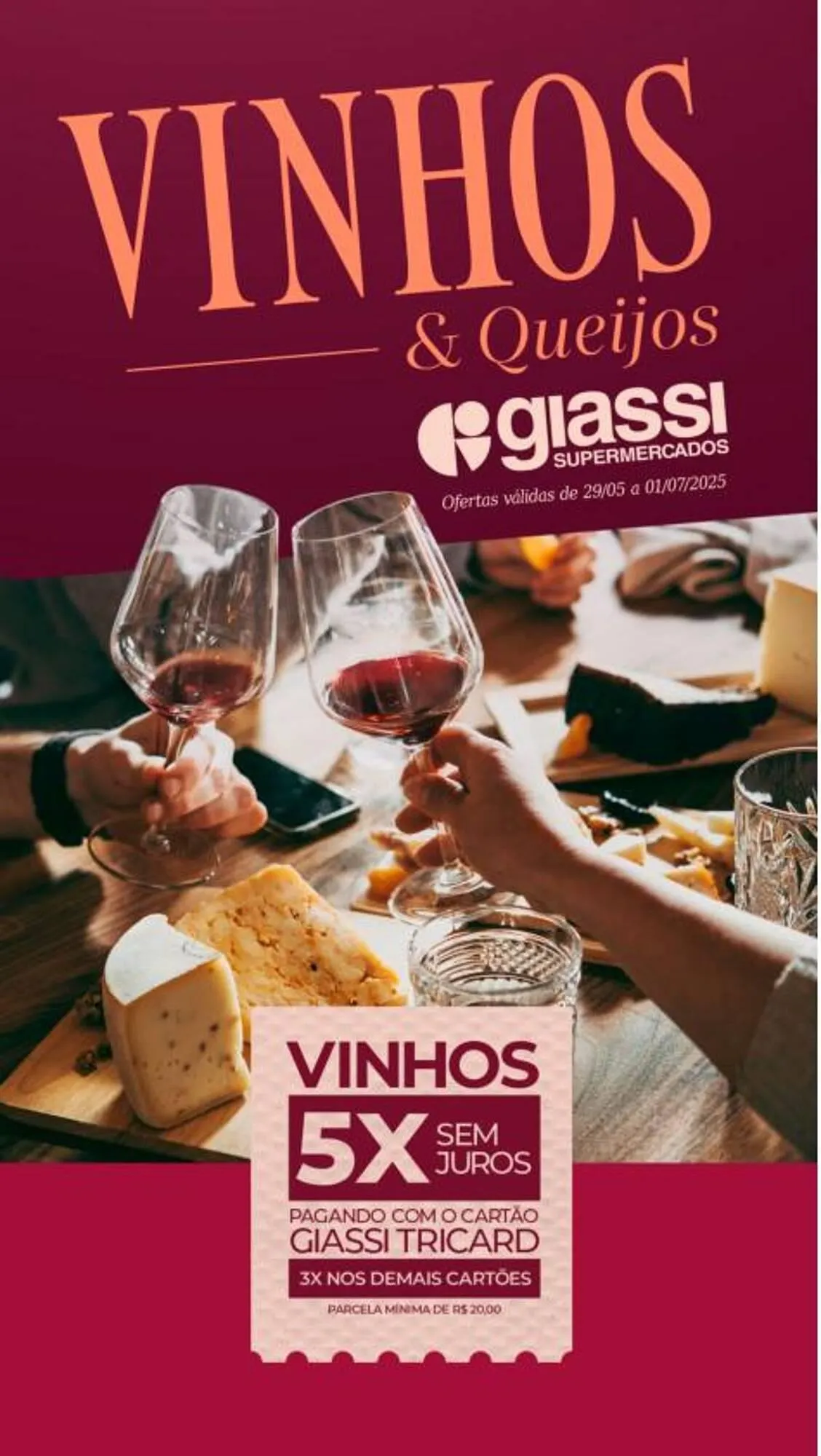 Encarte de Catálogo Giassi Supermercados 29 de maio até 1 de julho 2025 - Pagina 1
