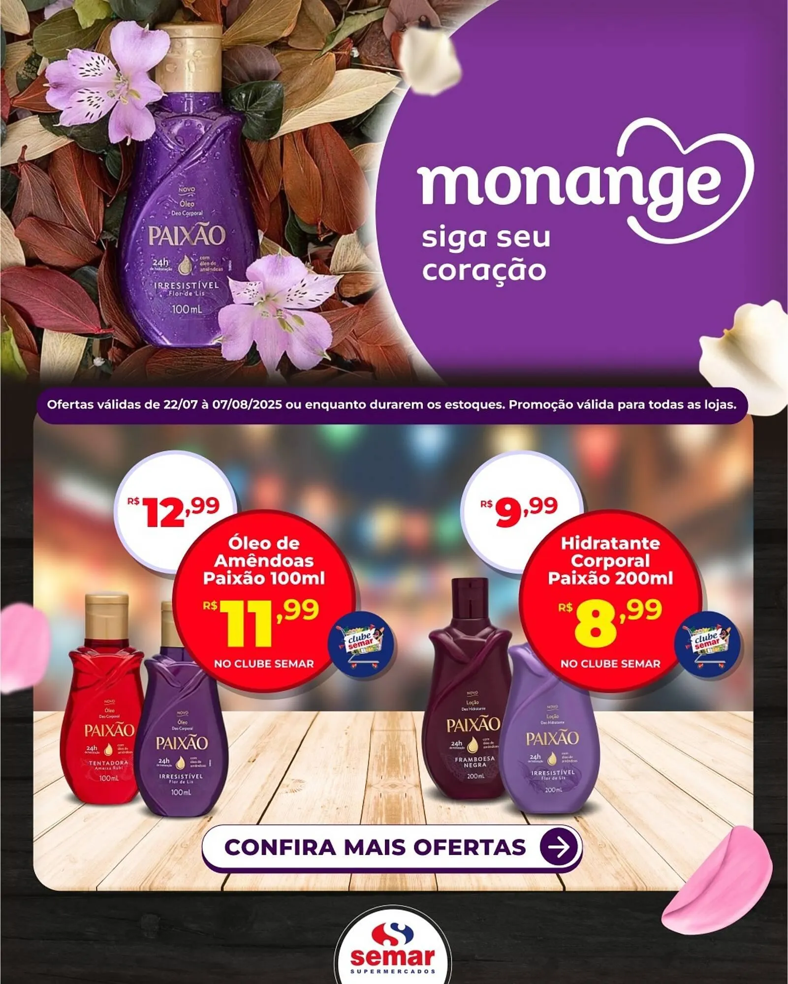 Encarte de Catálogo Semar Supermercado 30 de julho até 7 de agosto 2025 - Pagina 1