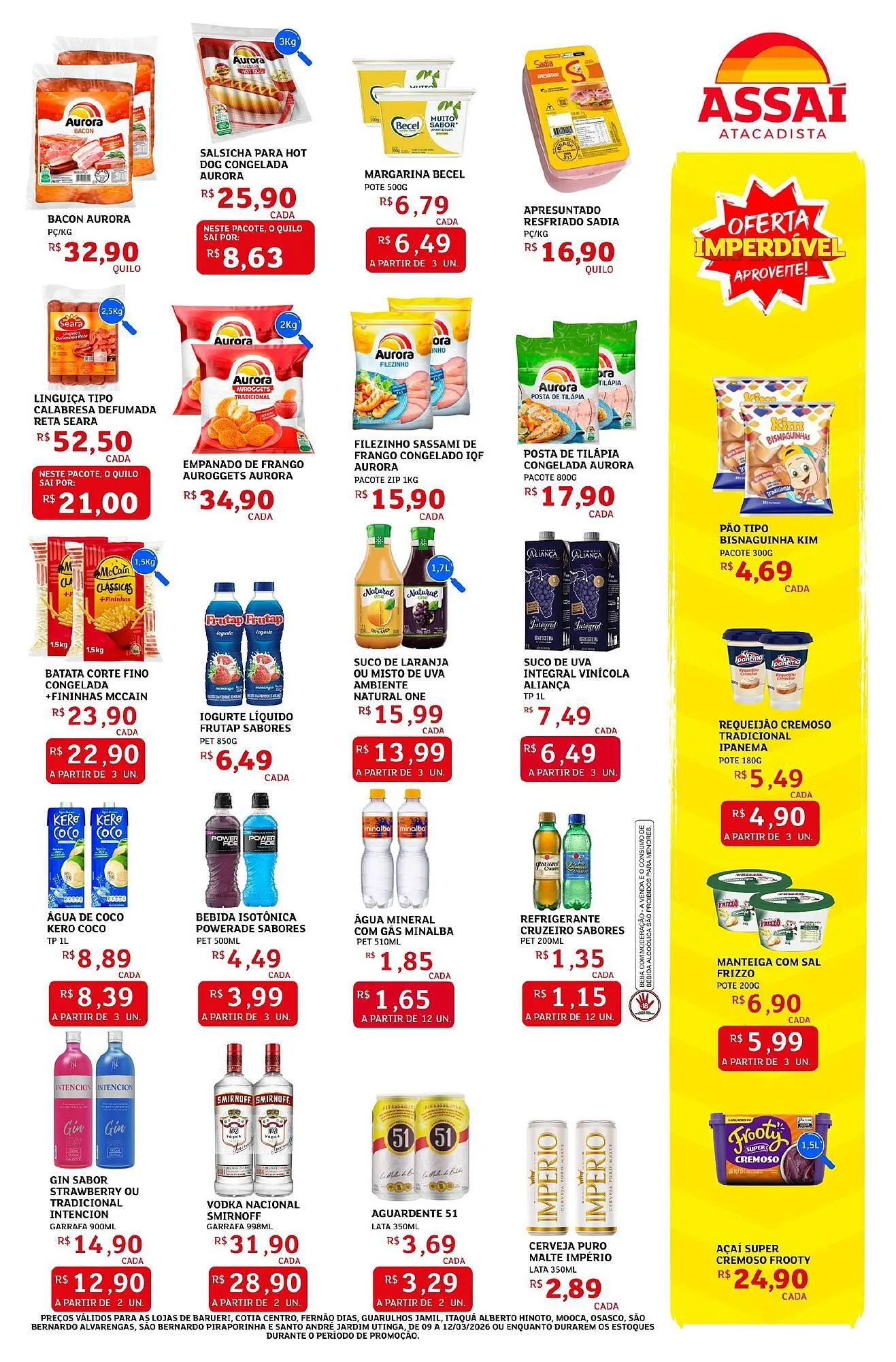 Encarte de Encarte Assaí Atacadista 9 de março até 12 de março 2026 - Pagina 3