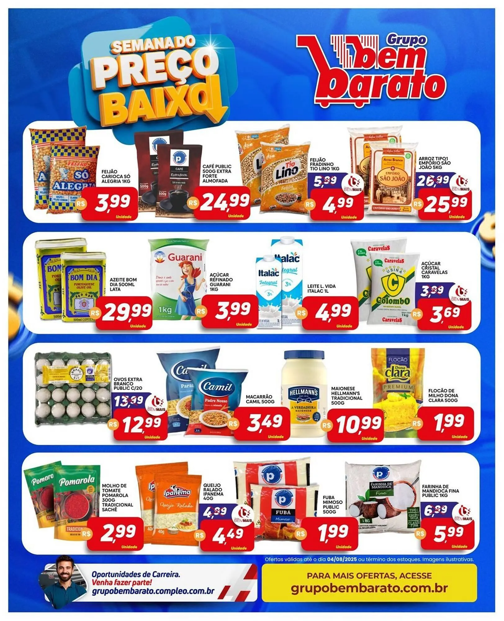 Encarte de Catálogo Supermercado Bem Barato 1 de agosto até 4 de agosto 2025 - Pagina 2