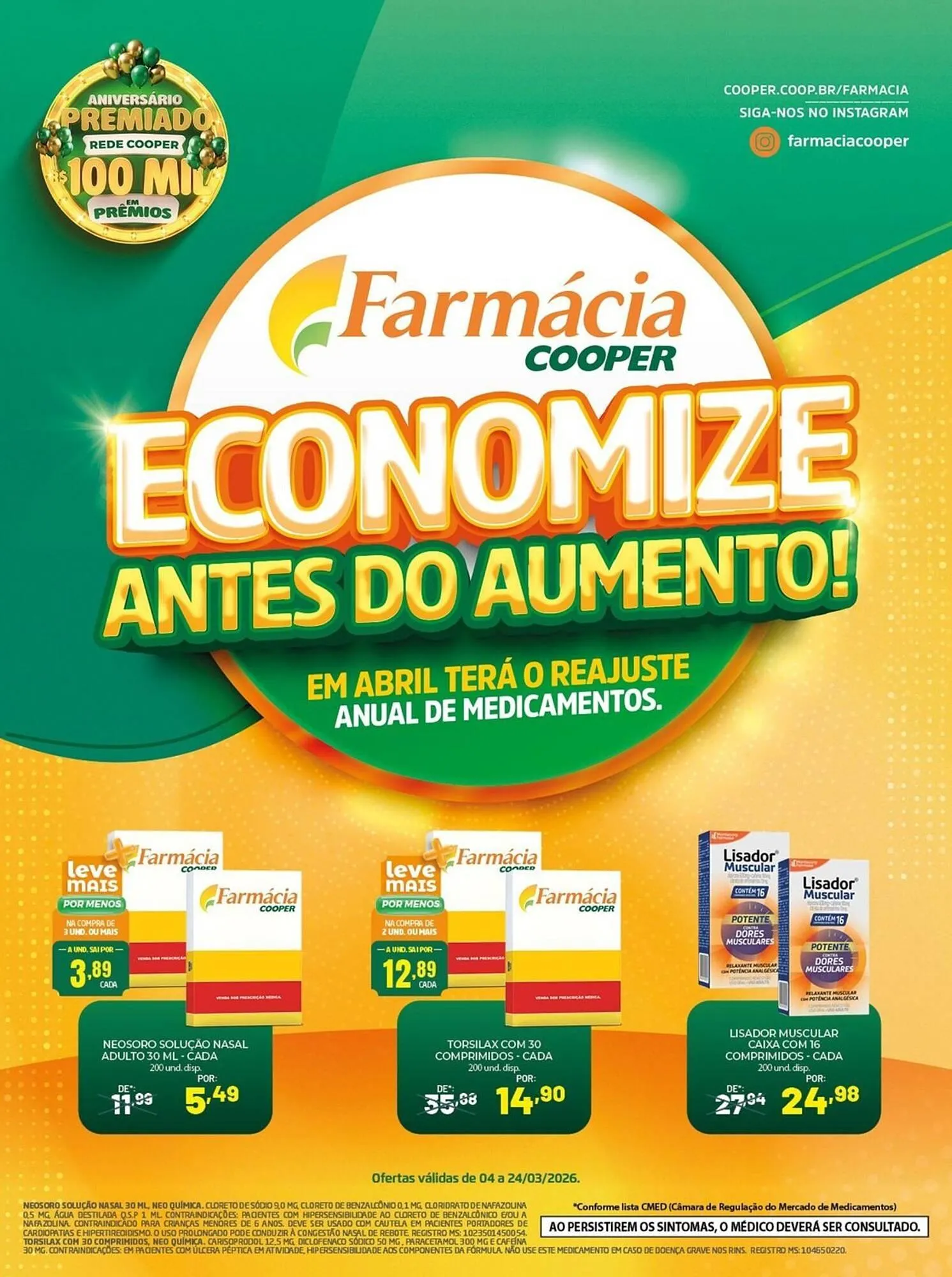 Encarte de Tabloide Cooper 4 de março até 24 de março 2026 - Pagina 1