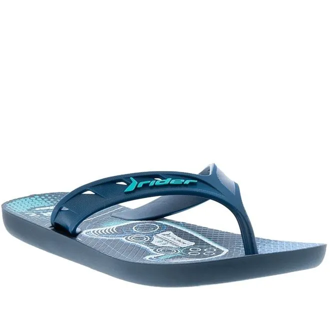 Chinelo Infantil Rider Street Joy Game Marinho