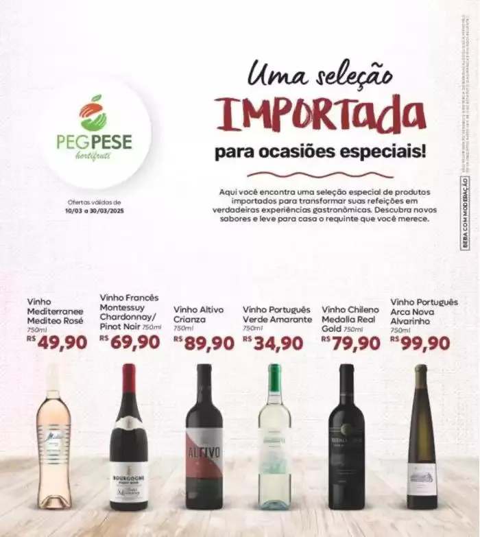 Encarte de Seleção de Produtos Importados 12 de março até 30 de março 2025 - Pagina 1
