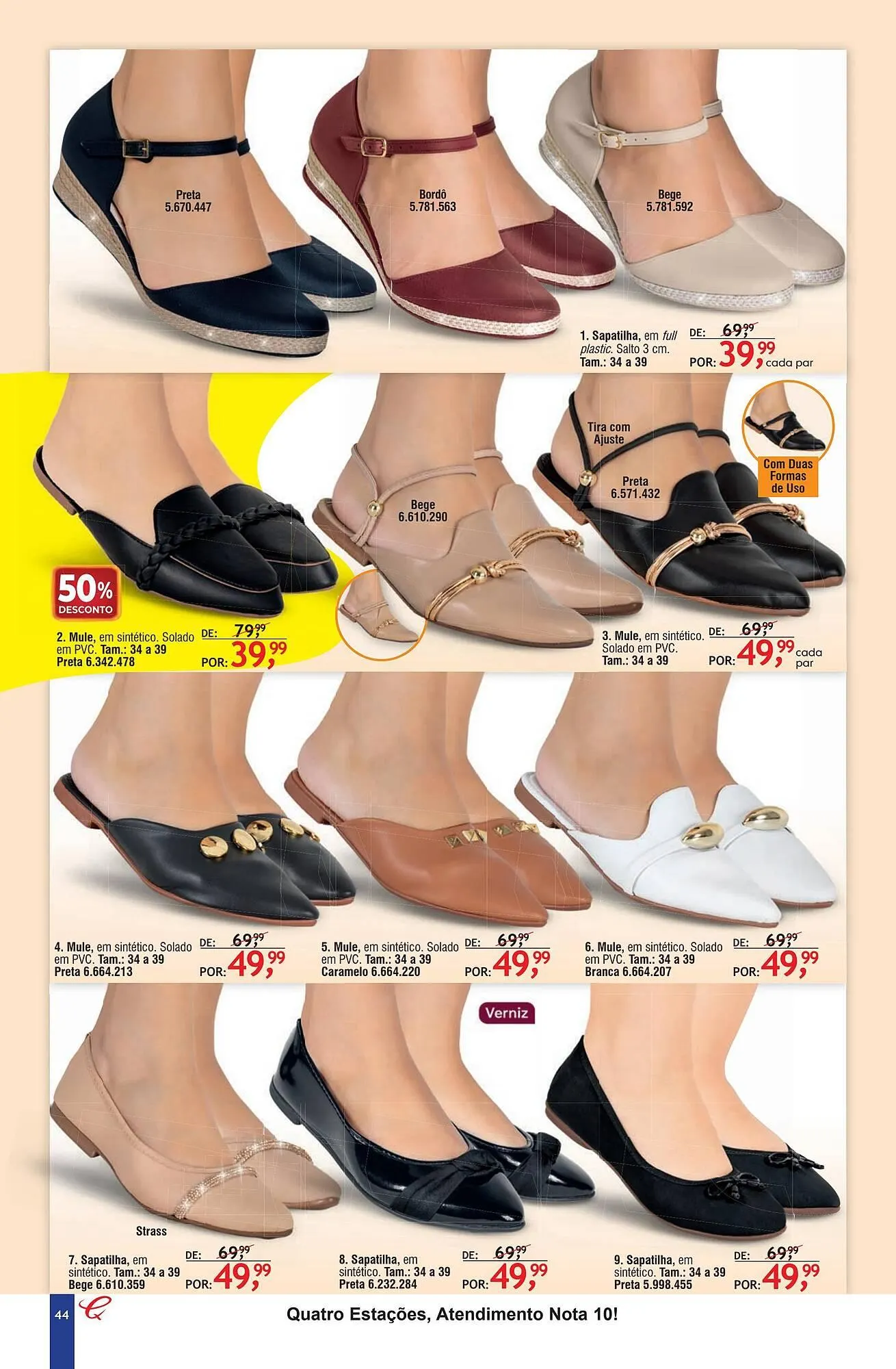 Encarte de Revista Quatro Estações 30 de março até 7 de julho 2026 - Pagina 40