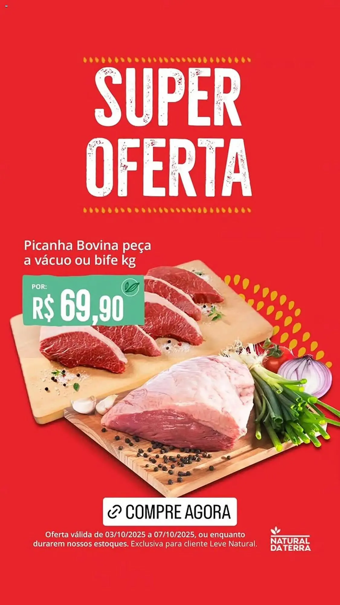 Encarte de Catálogo Natural da Terra 3 de outubro até 8 de outubro 2025 - Pagina 1
