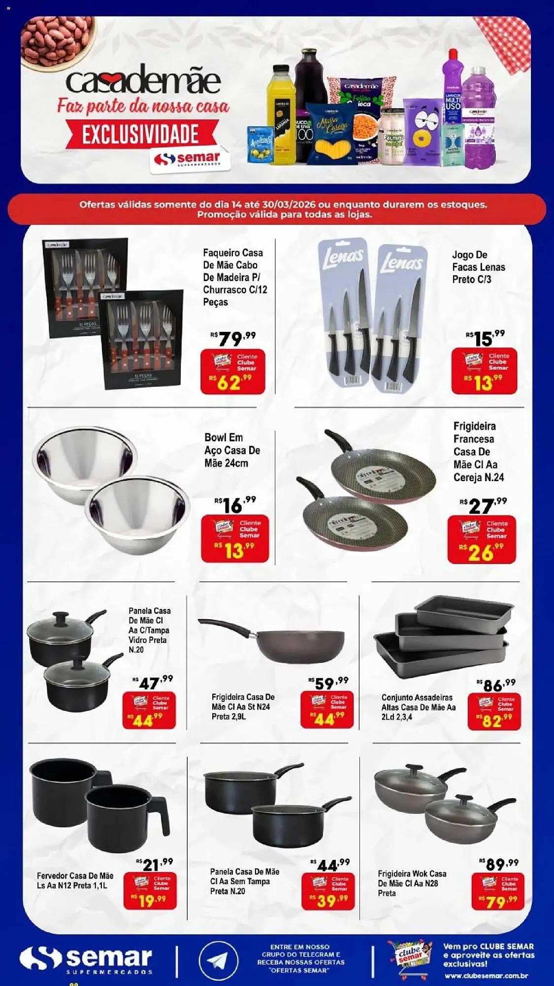 Encarte de Folheto Semar Supermercado 14 de março até 31 de março 2026 - Pagina 2