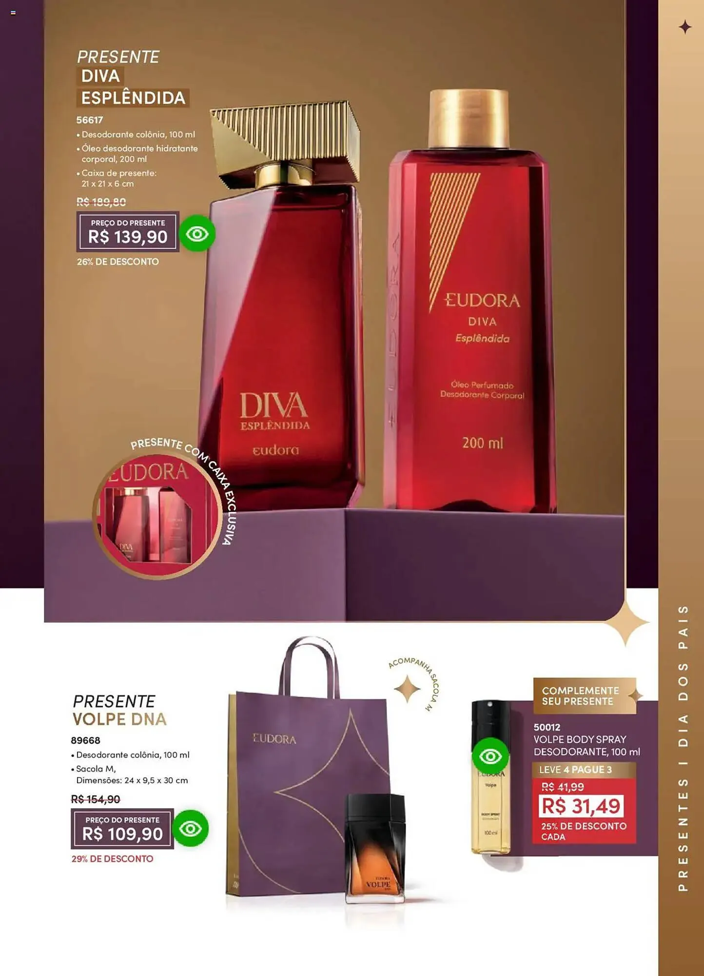 Encarte de Catálogo Eudora 25 de junho até 17 de julho 2025 - Pagina 13