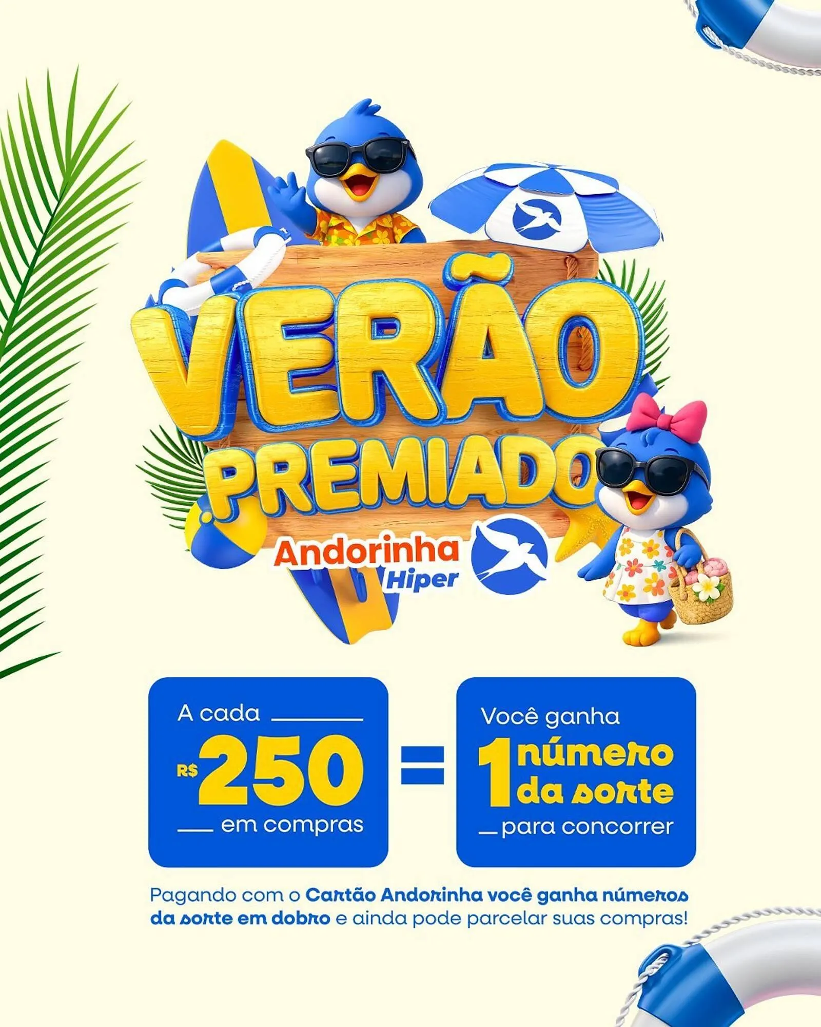 Encarte de Folheto Andorinha Hipermercado 19 de fevereiro até 22 de fevereiro 2026 - Pagina 1
