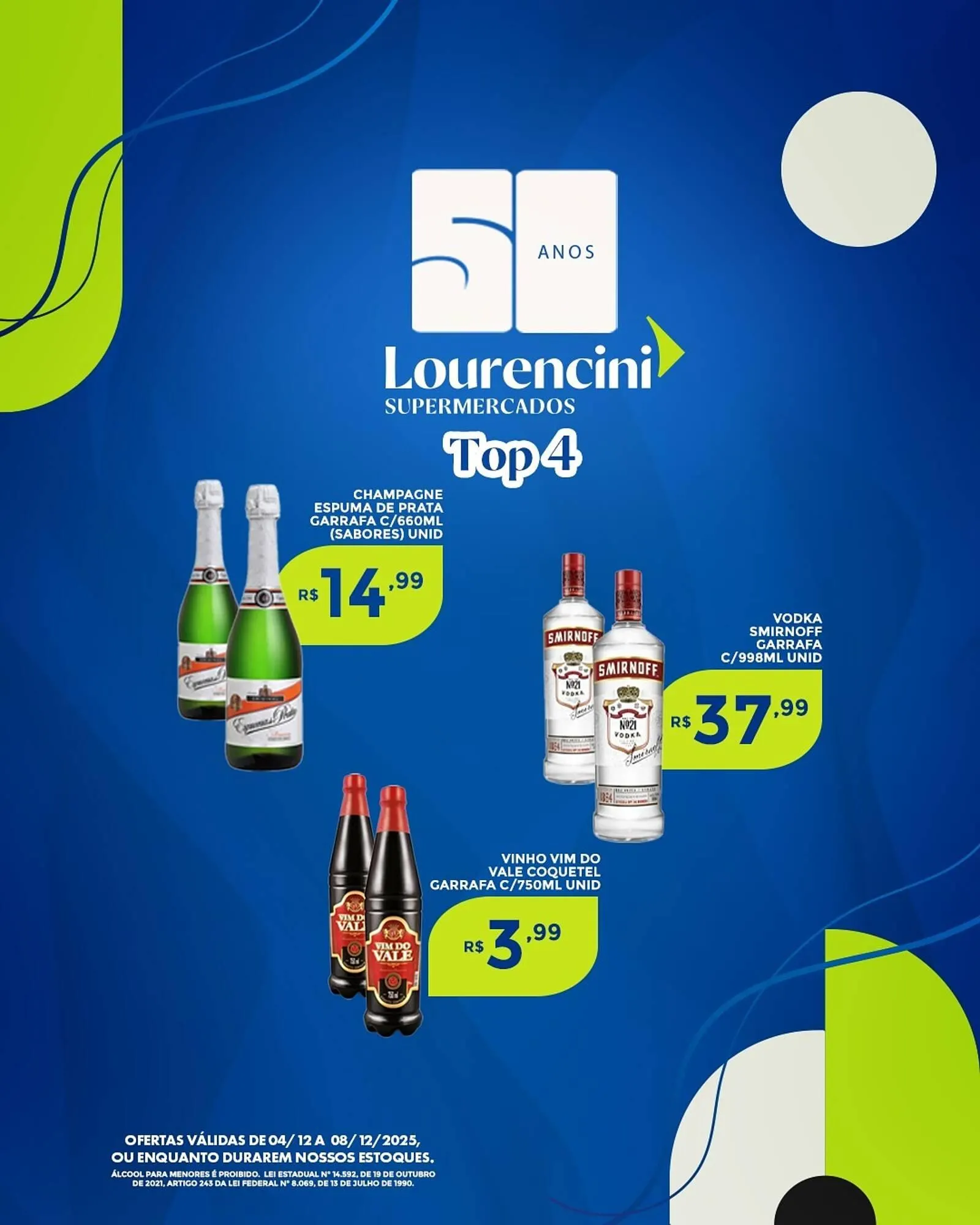 Encarte de Catálogo Lourencini Supermercados 4 de dezembro até 8 de dezembro 2025 - Pagina 2