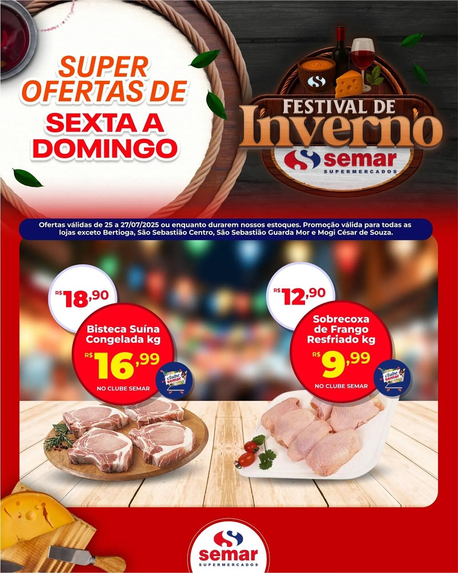 Encarte de Catálogo Semar Supermercado 24 de julho até 27 de julho 2025 - Pagina 3