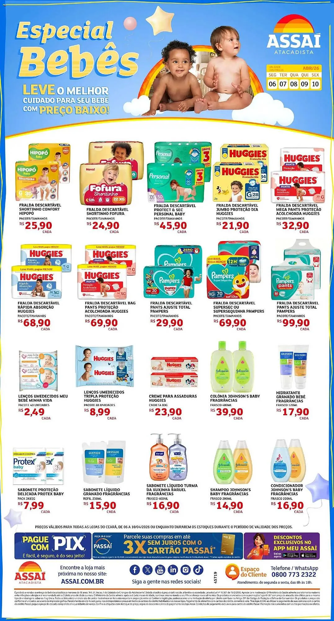 Encarte de Encarte Assaí Atacadista 9 de abril até 10 de abril 2026 - Pagina 1
