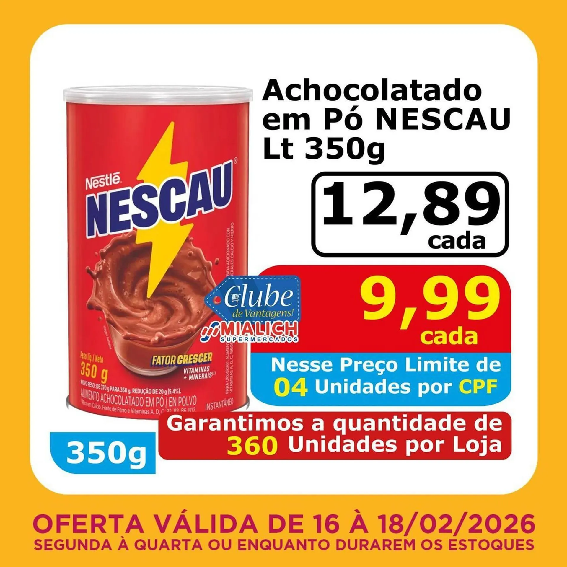Encarte de Catálogo Mialich Supermercados 16 de fevereiro até 18 de fevereiro 2026 - Pagina 3