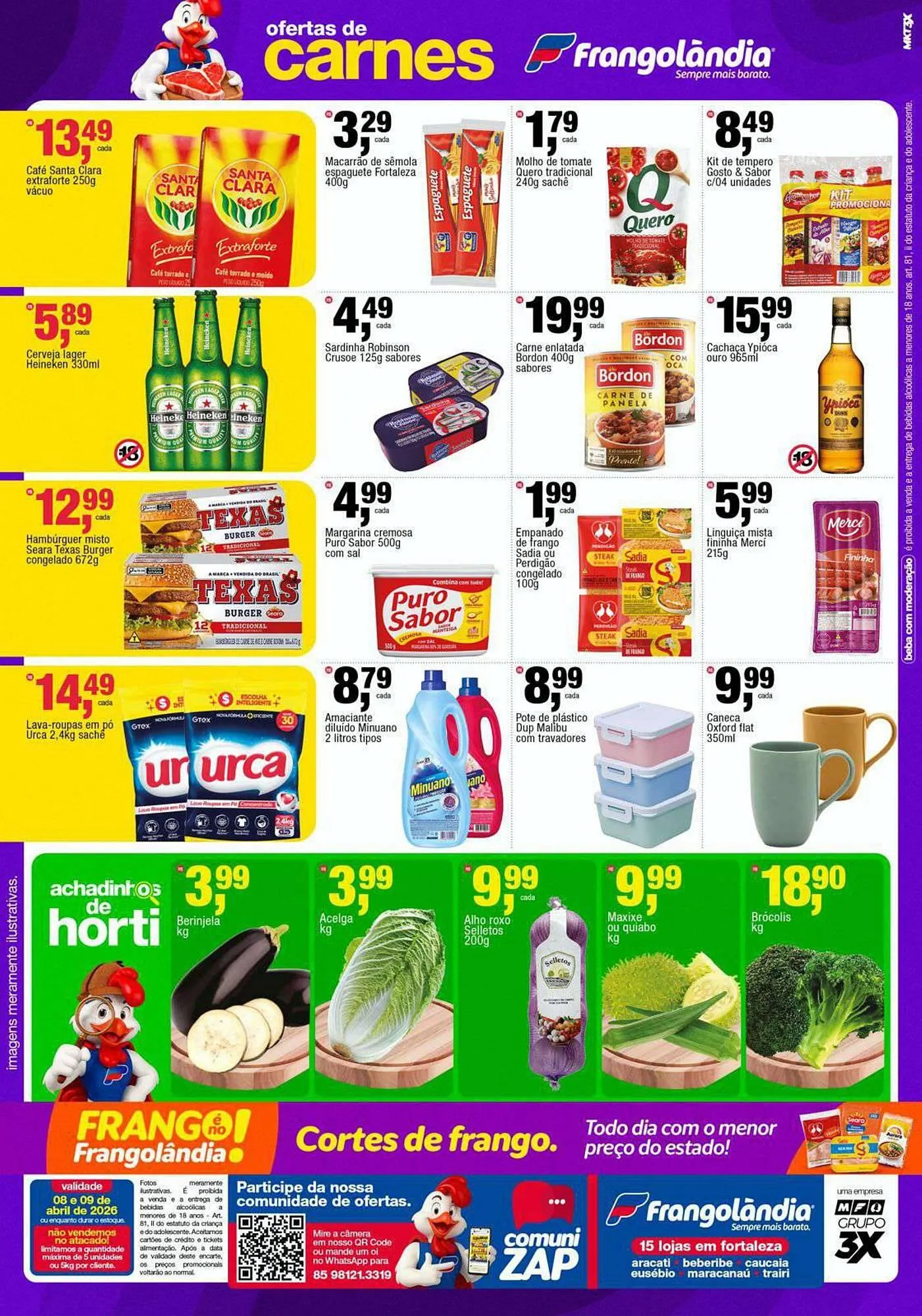 Encarte de Encarte Frangolândia 8 de abril até 9 de abril 2026 - Pagina 2