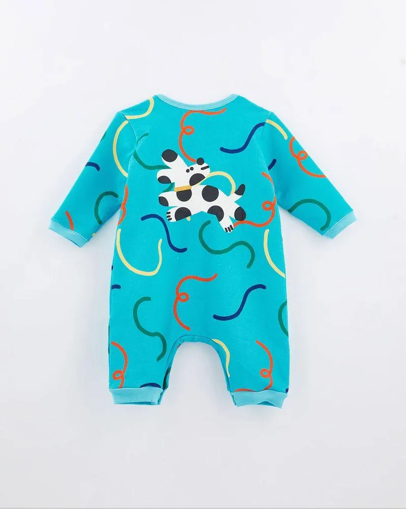 Macacão Bebe Moletom Silk Amigão Ml