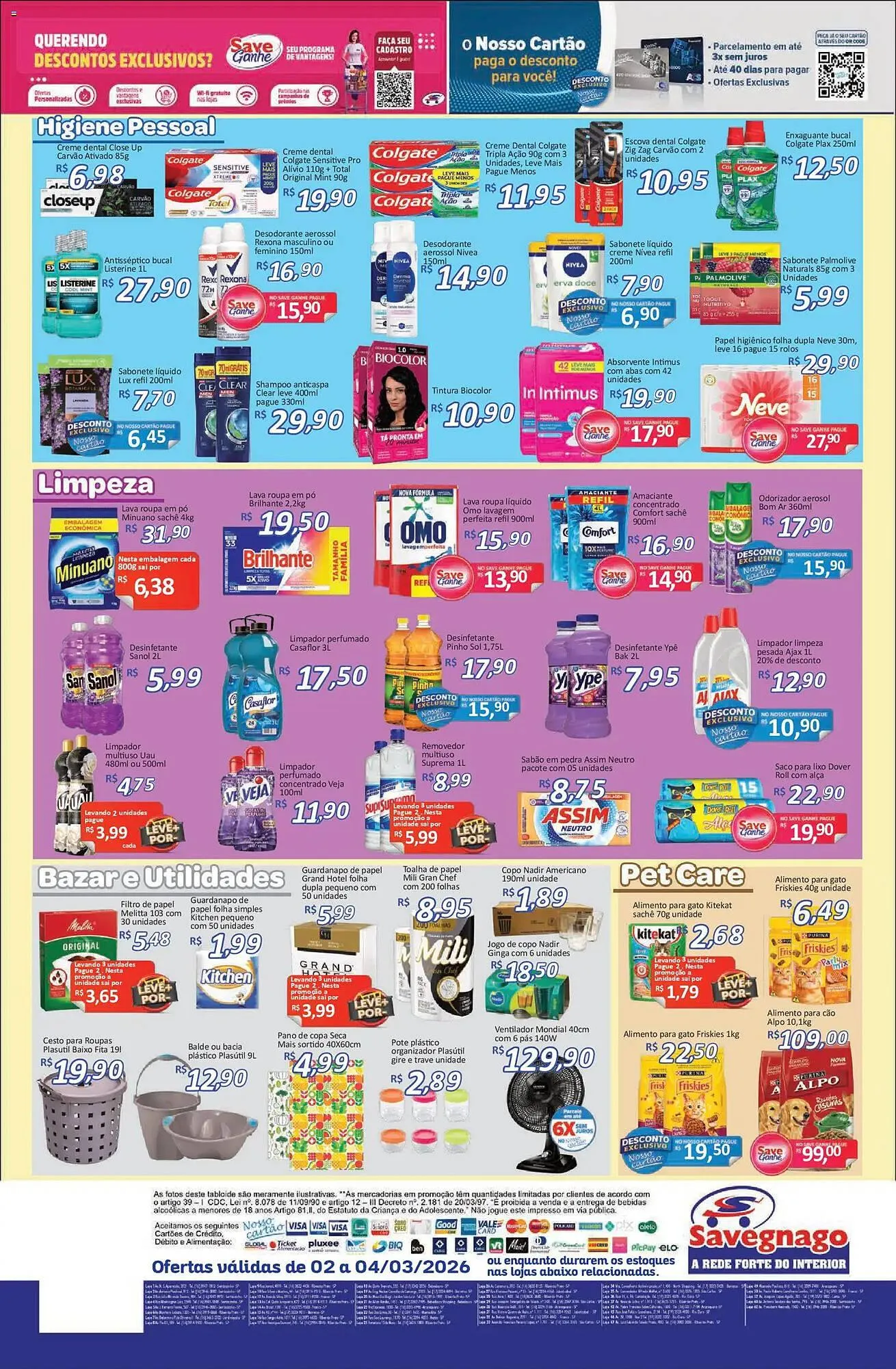 Encarte de Catálogo Supermercados Savegnago 2 de março até 4 de março 2026 - Pagina 4