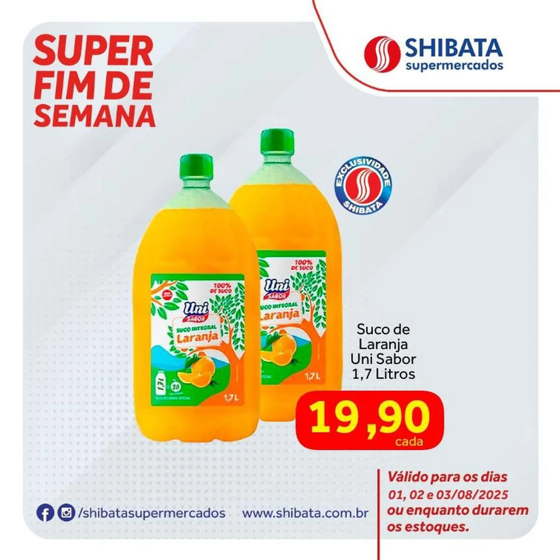 Encarte de Catálogo Shibata Supermercados 1 de agosto até 3 de agosto 2025 - Pagina 3