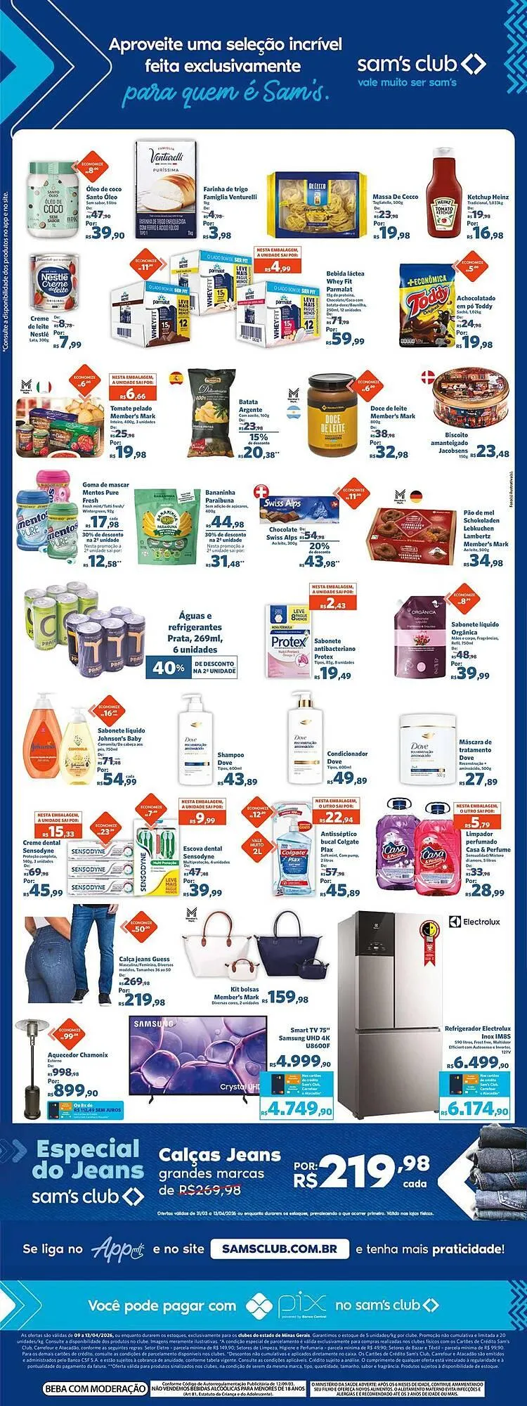 Encarte de Folheto Sam's Club 9 de abril até 13 de abril 2026 - Pagina 2