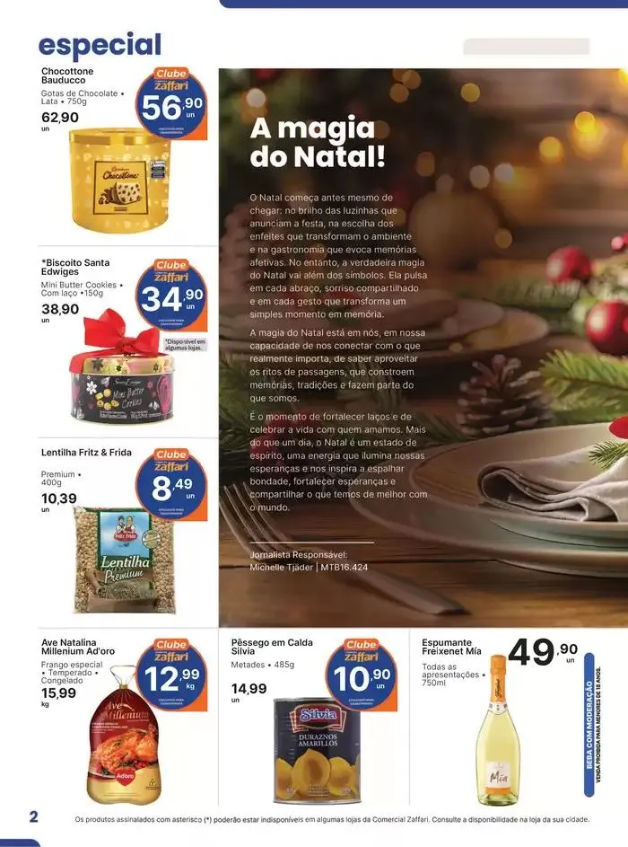 Encarte de Encarte Comercial Zaffari 6 de dezembro até 15 de dezembro 2024 - Pagina 2