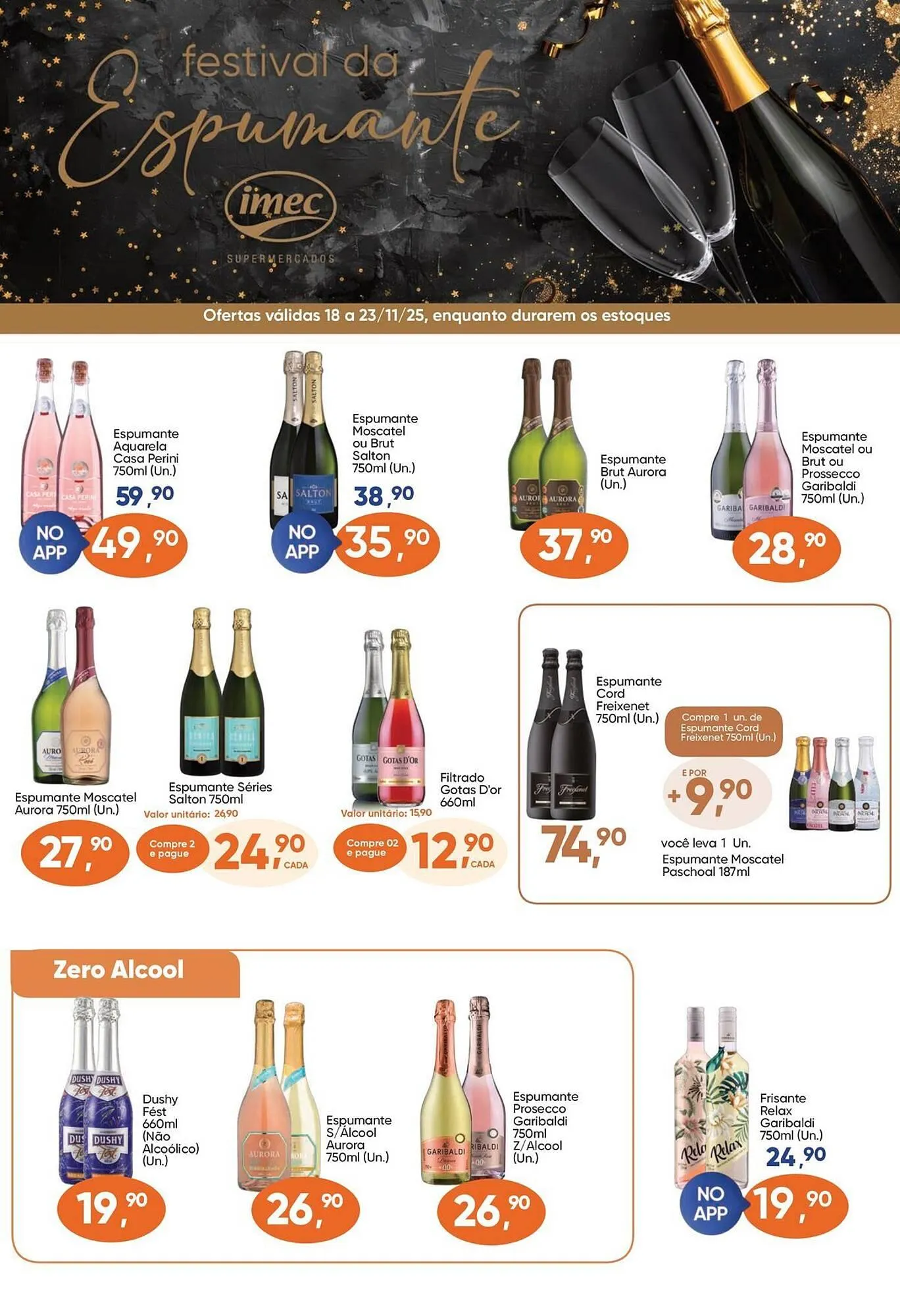 Encarte de Catálogo Imec Supermercados 18 de novembro até 23 de novembro 2025 - Pagina 1