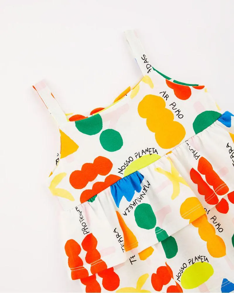 Vestido Bb Malha Alça Arvorezinha