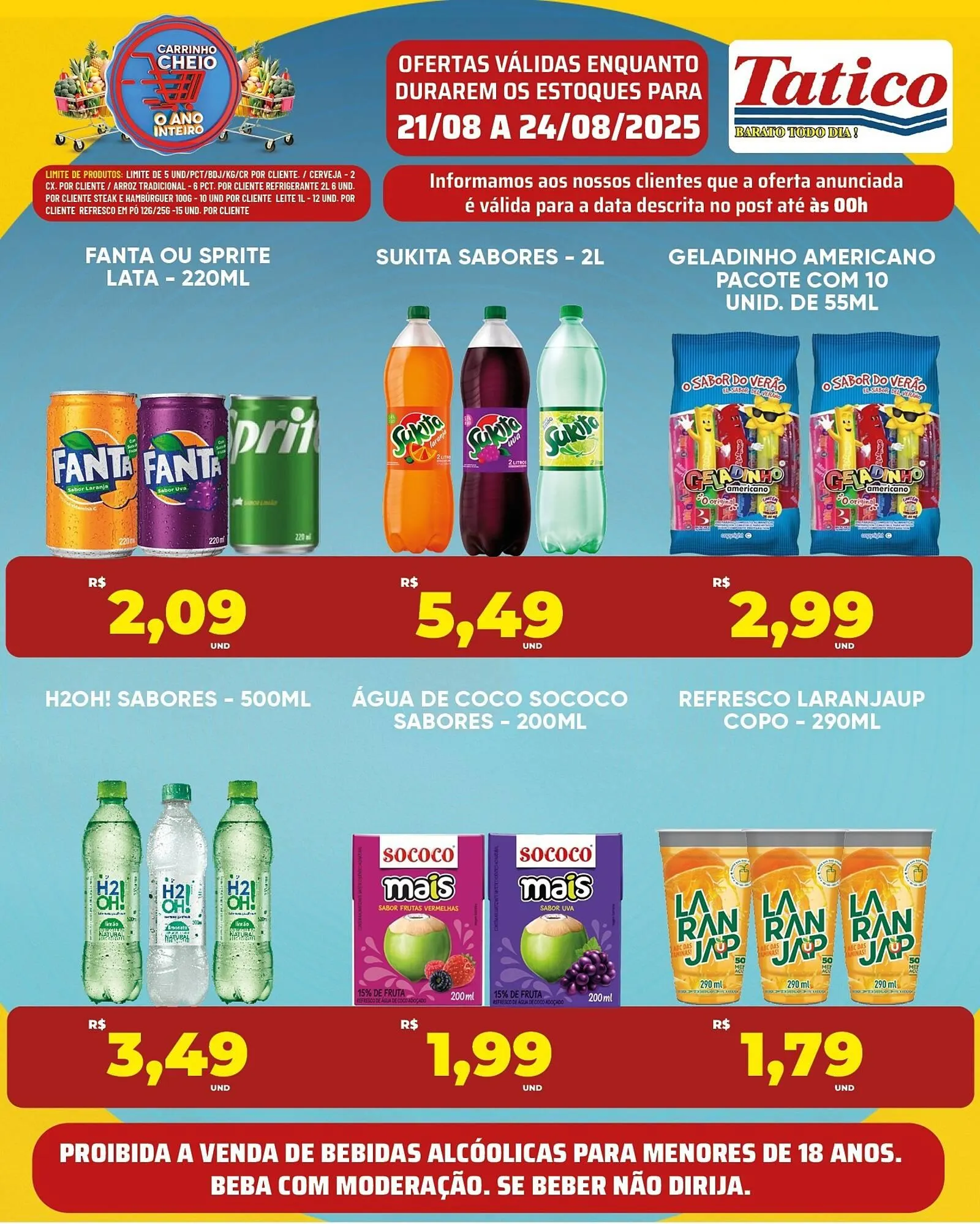 Encarte de Catálogo Tatico 20 de agosto até 26 de agosto 2025 - Pagina 5