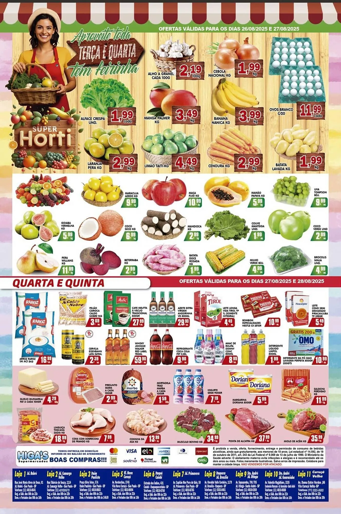 Encarte de Catálogo Higa's Supermercado 27 de agosto até 2 de setembro 2025 - Pagina 3