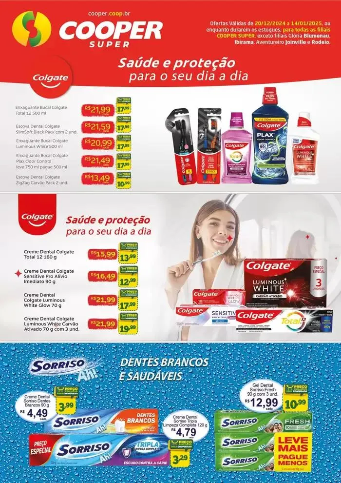 Encarte de Especial Colgate 23 de dezembro até 14 de janeiro 2025 - Pagina 1