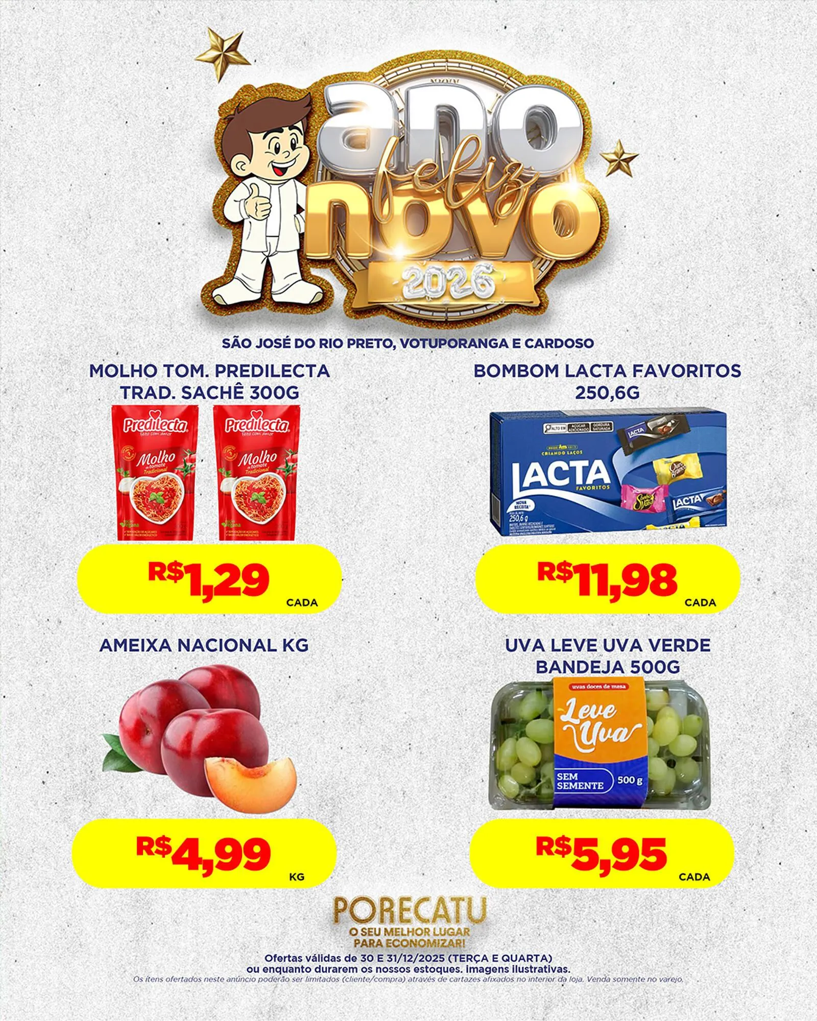 Encarte de Catálogo Supermercado Porecatu 30 de dezembro até 31 de dezembro 2025 - Pagina 2