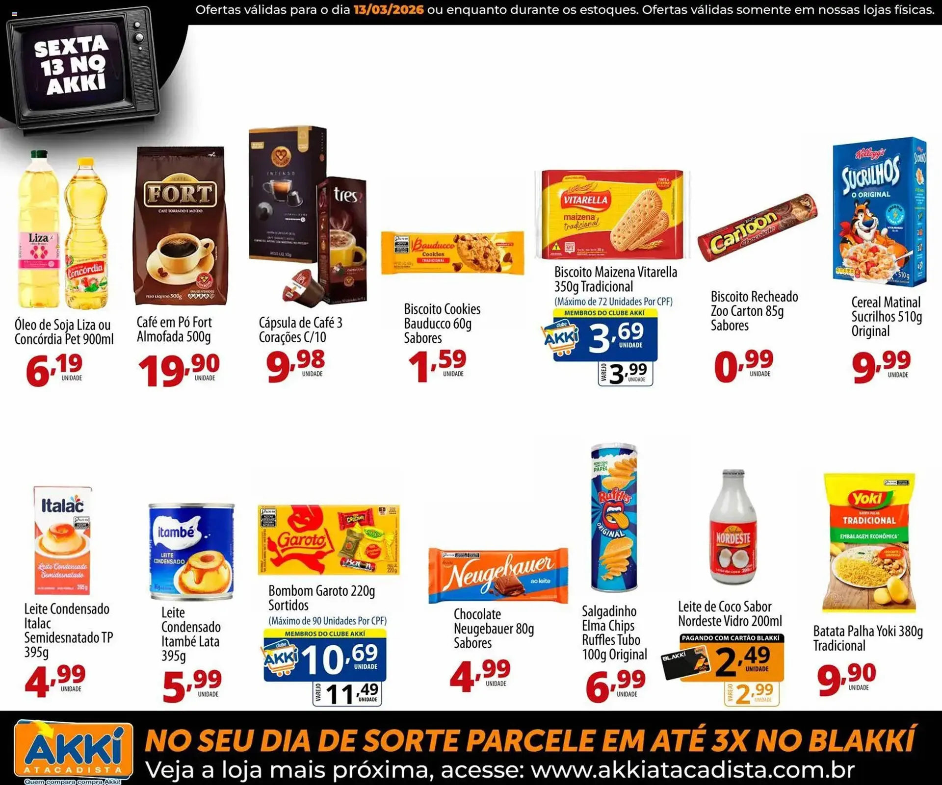 Encarte de Folheto Akki Atacadista 13 de março até 13 de março 2026 - Pagina 6