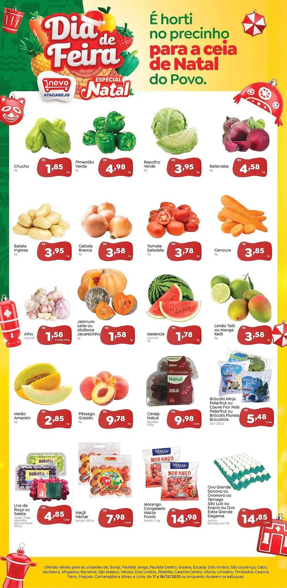 Encarte de Folheto Novo Atacarejo 17 de dezembro até 18 de dezembro 2025 - Pagina 1