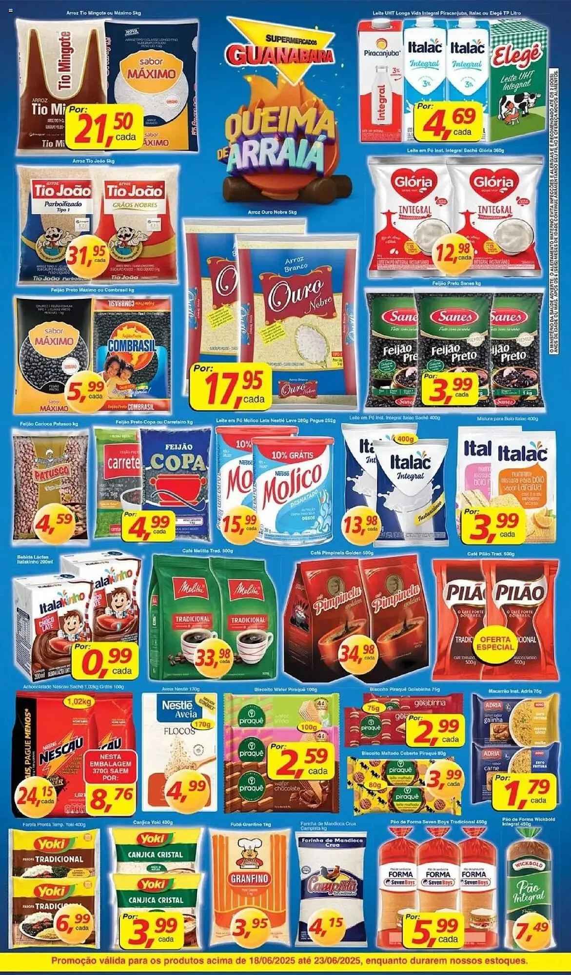Encarte de Catálogo Supermercados Guanabara 18 de junho até 23 de junho 2025 - Pagina 2