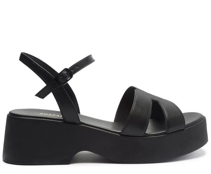 Sandália Plataforma Essencial Preta