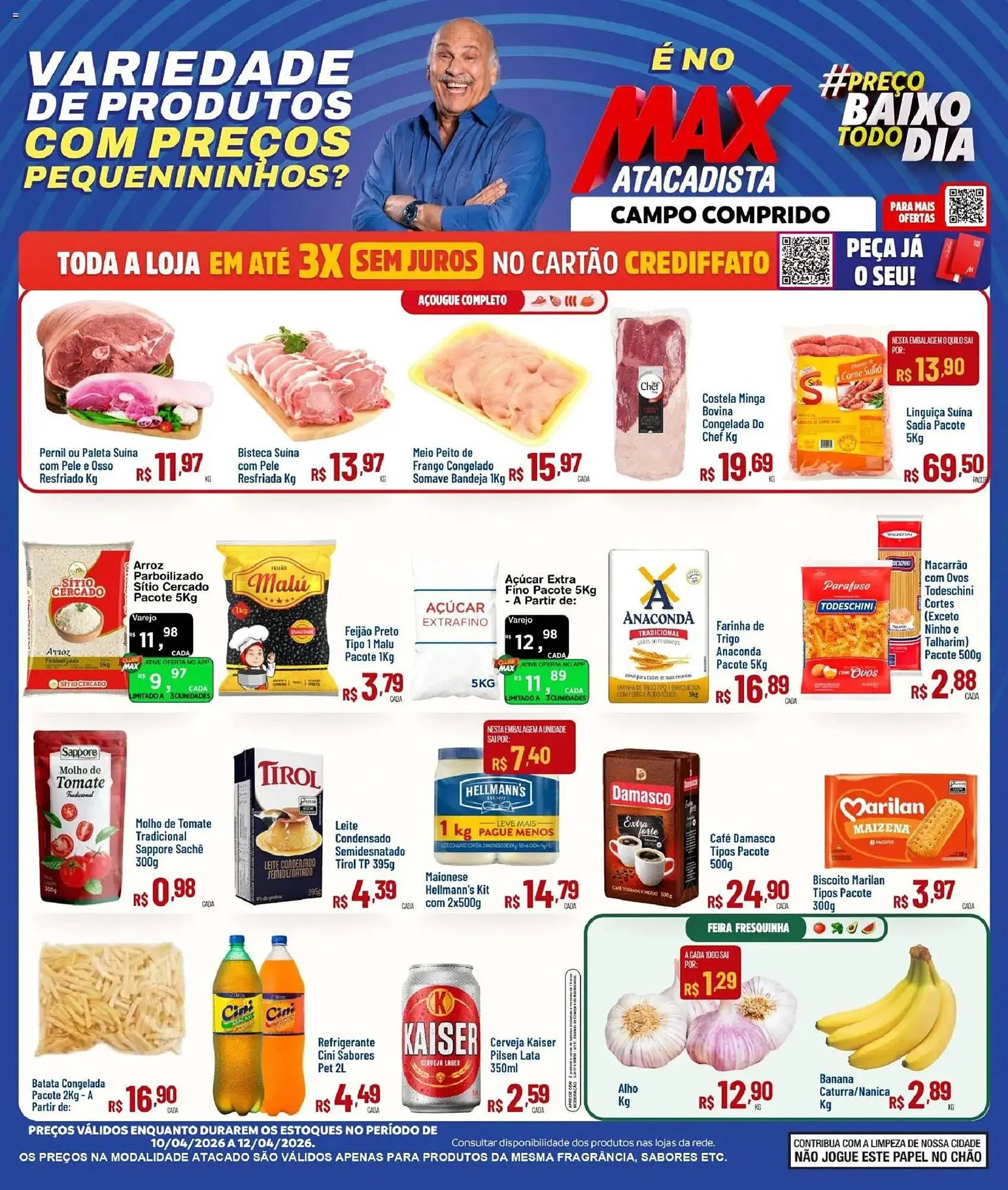 Encarte de Encarte Max Atacadista 10 de abril até 12 de abril 2026 - Pagina 1