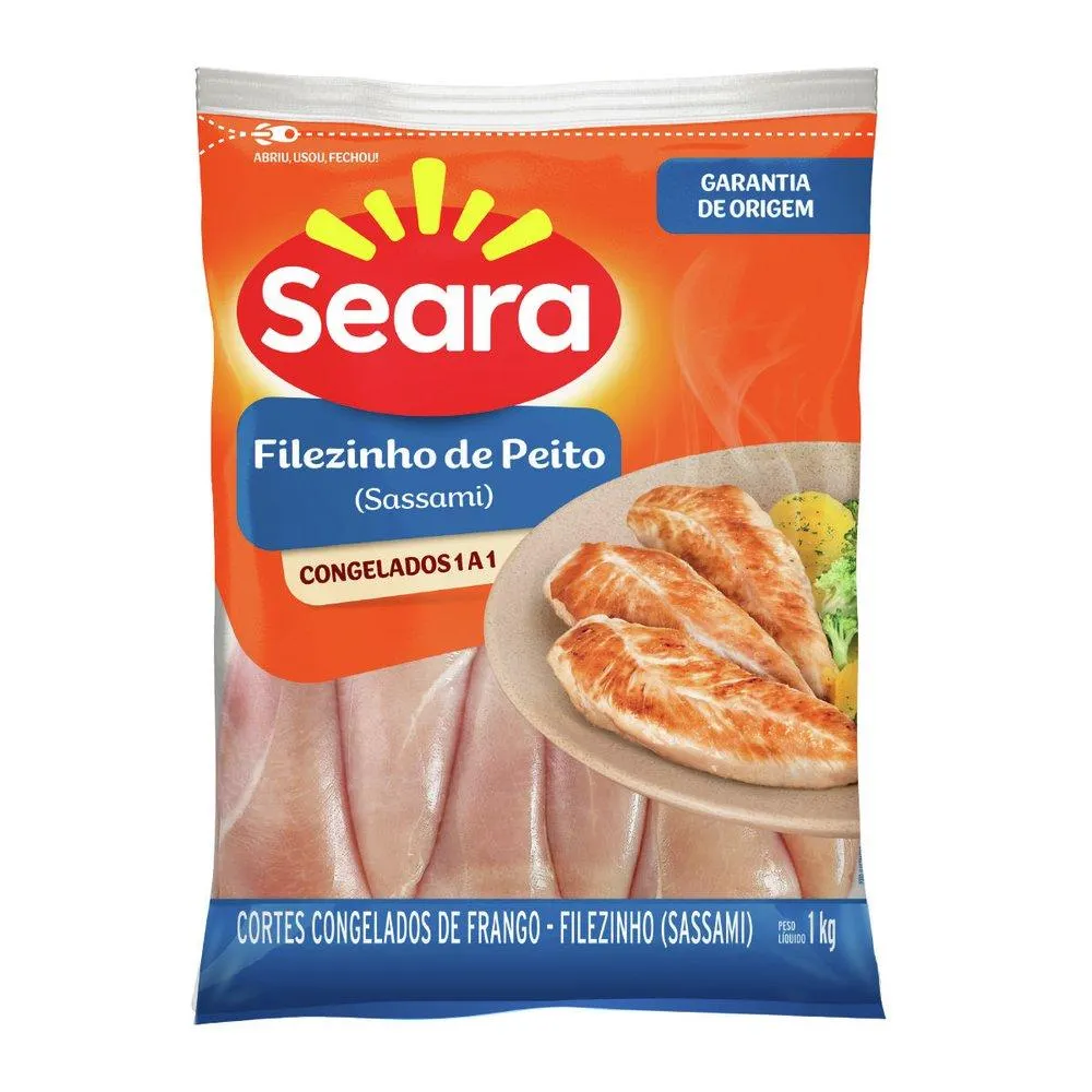 Filezinho de frango sassami Seara 1kg