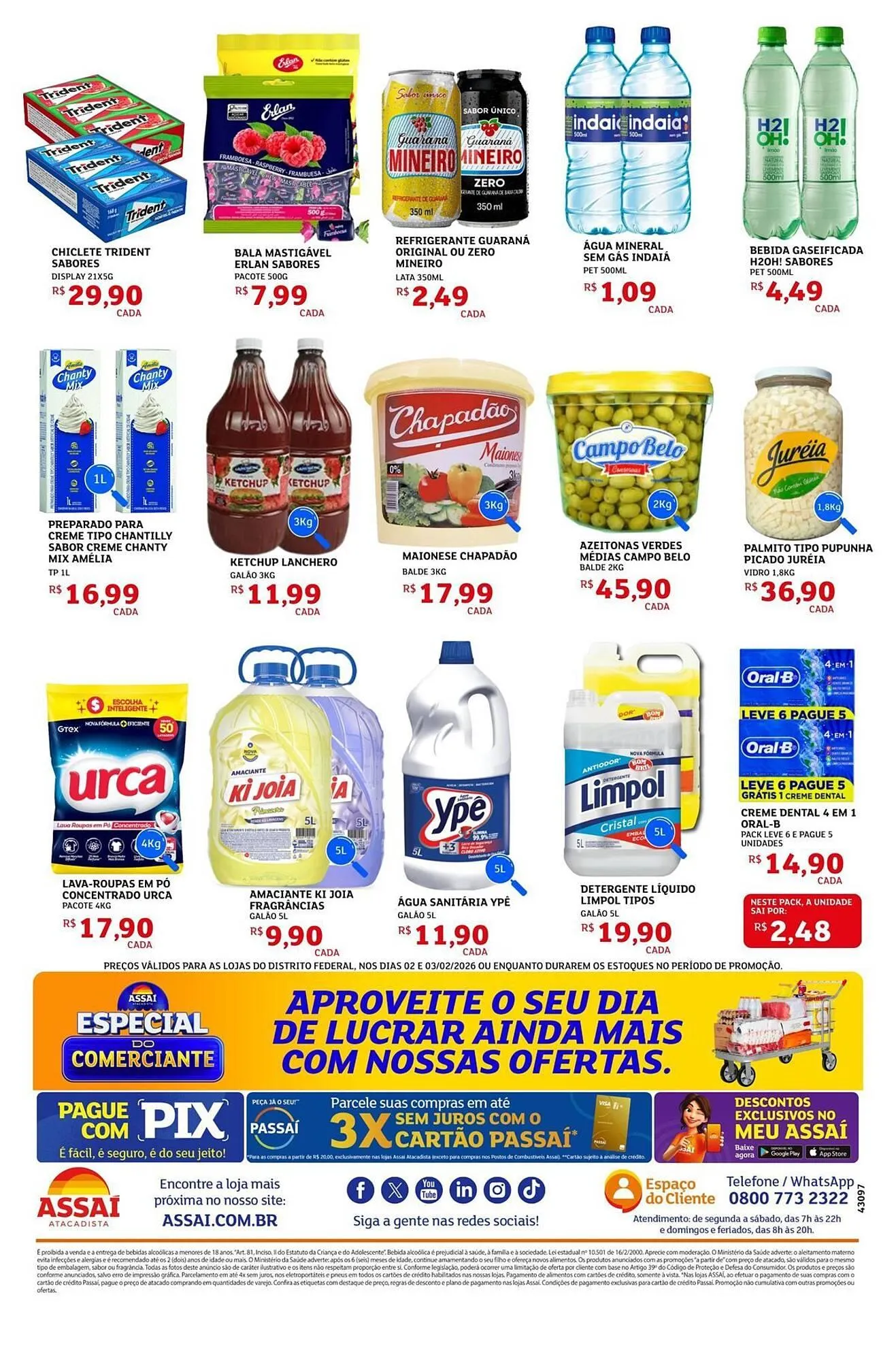 Encarte de Encarte Assaí Atacadista 2 de fevereiro até 3 de fevereiro 2026 - Pagina 2