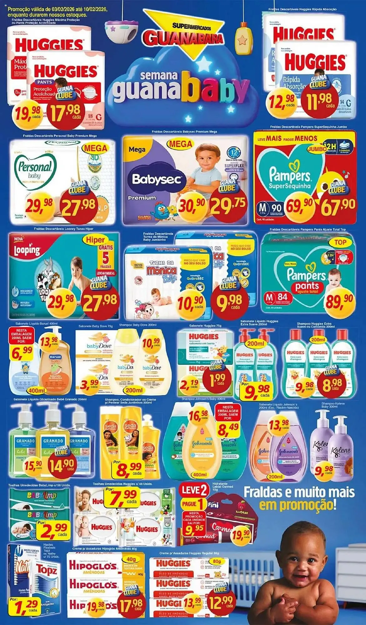 Encarte de Encarte Supermercados Guanabara 3 de fevereiro até 10 de fevereiro 2026 - Pagina 12