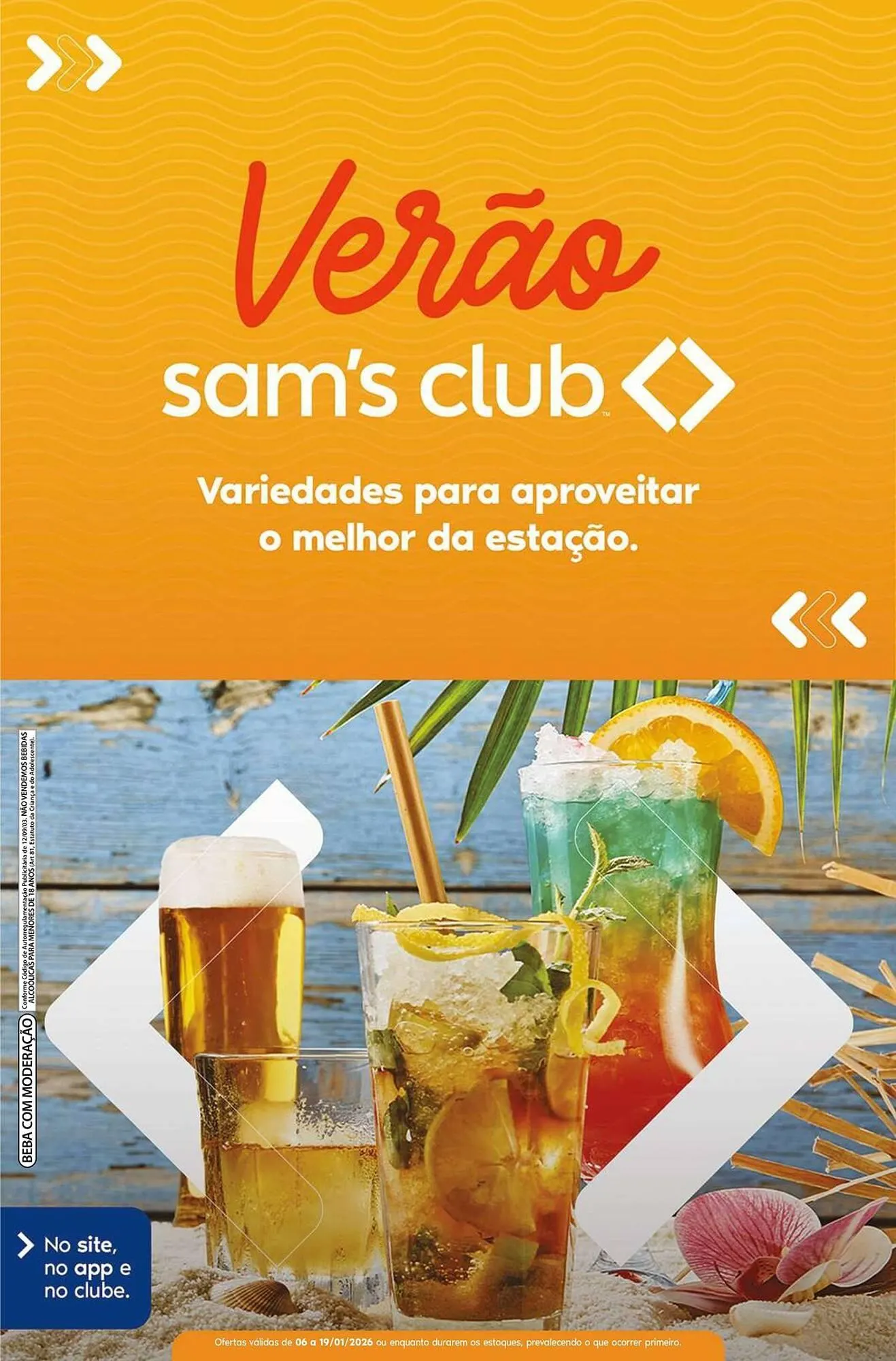 Encarte de Folheto Sam's Club 6 de janeiro até 19 de janeiro 2026 - Pagina 1