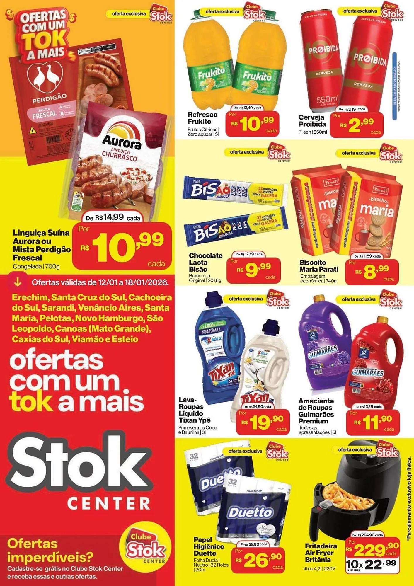 Encarte de Encarte Stok Center 12 de janeiro até 18 de janeiro 2026 - Pagina 1
