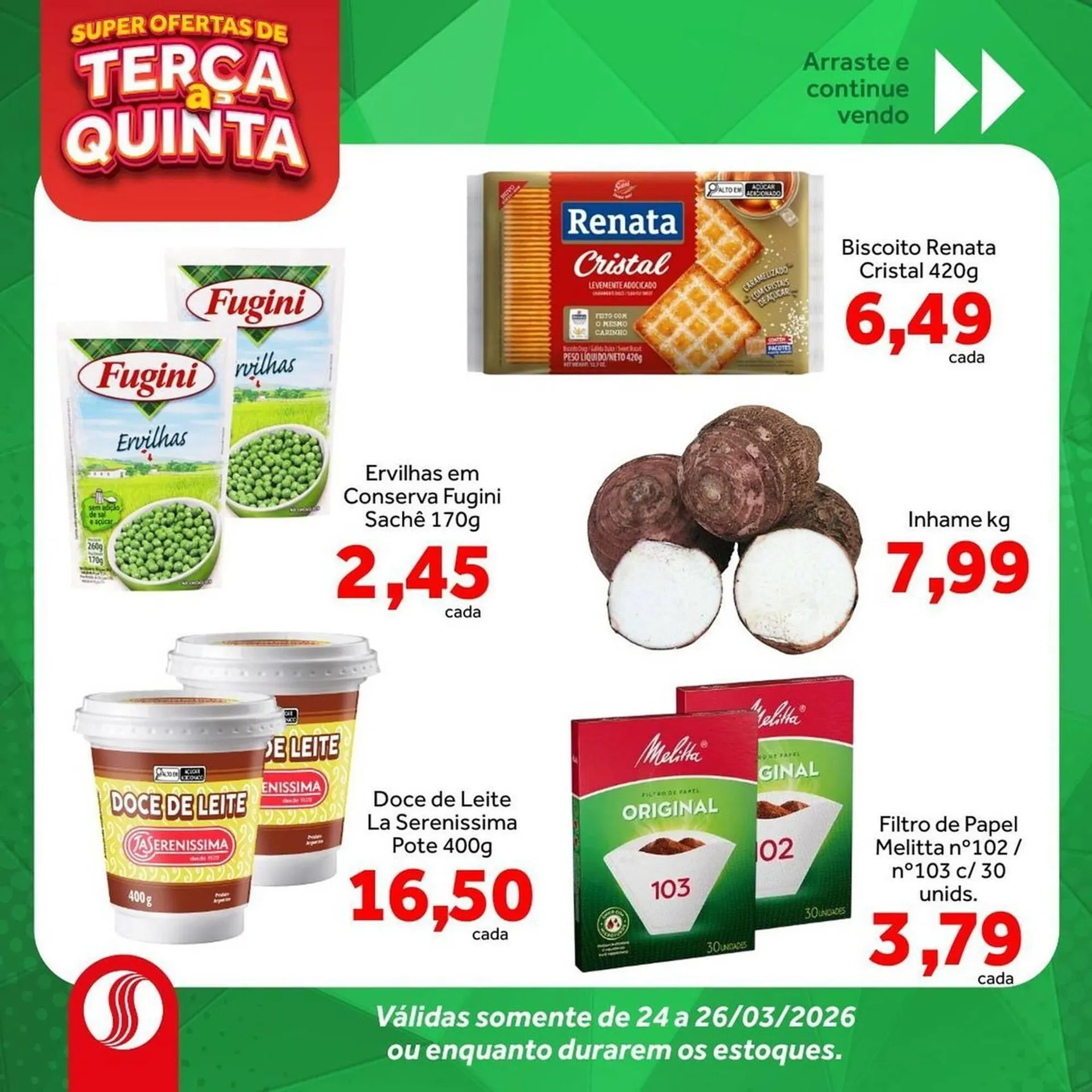 Encarte de Folheto Shibata Supermercados 24 de março até 26 de março 2026 - Pagina 6