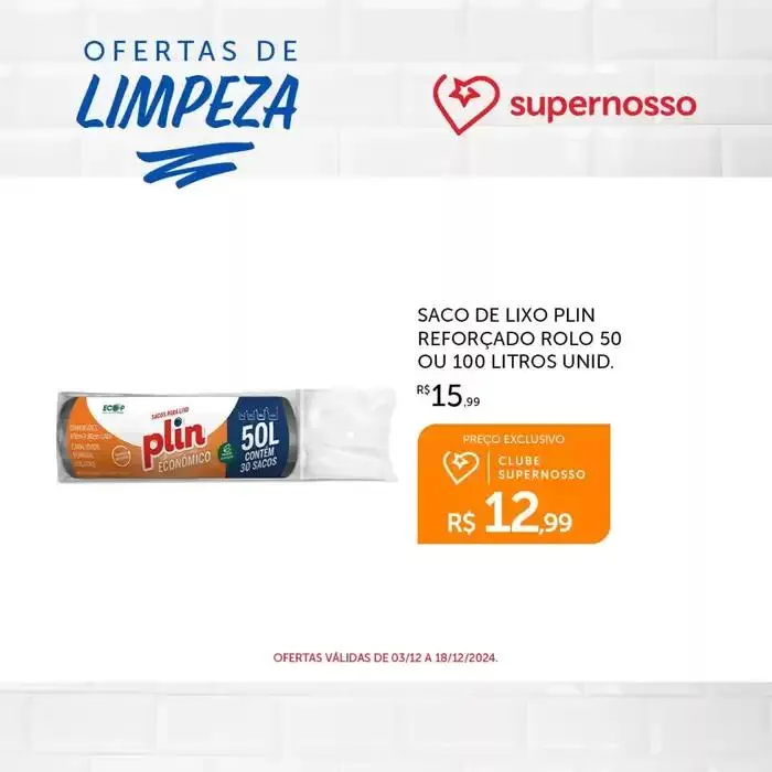 Encarte de Encarte Super Nosso 10 de dezembro até 13 de dezembro 2024 - Pagina 1
