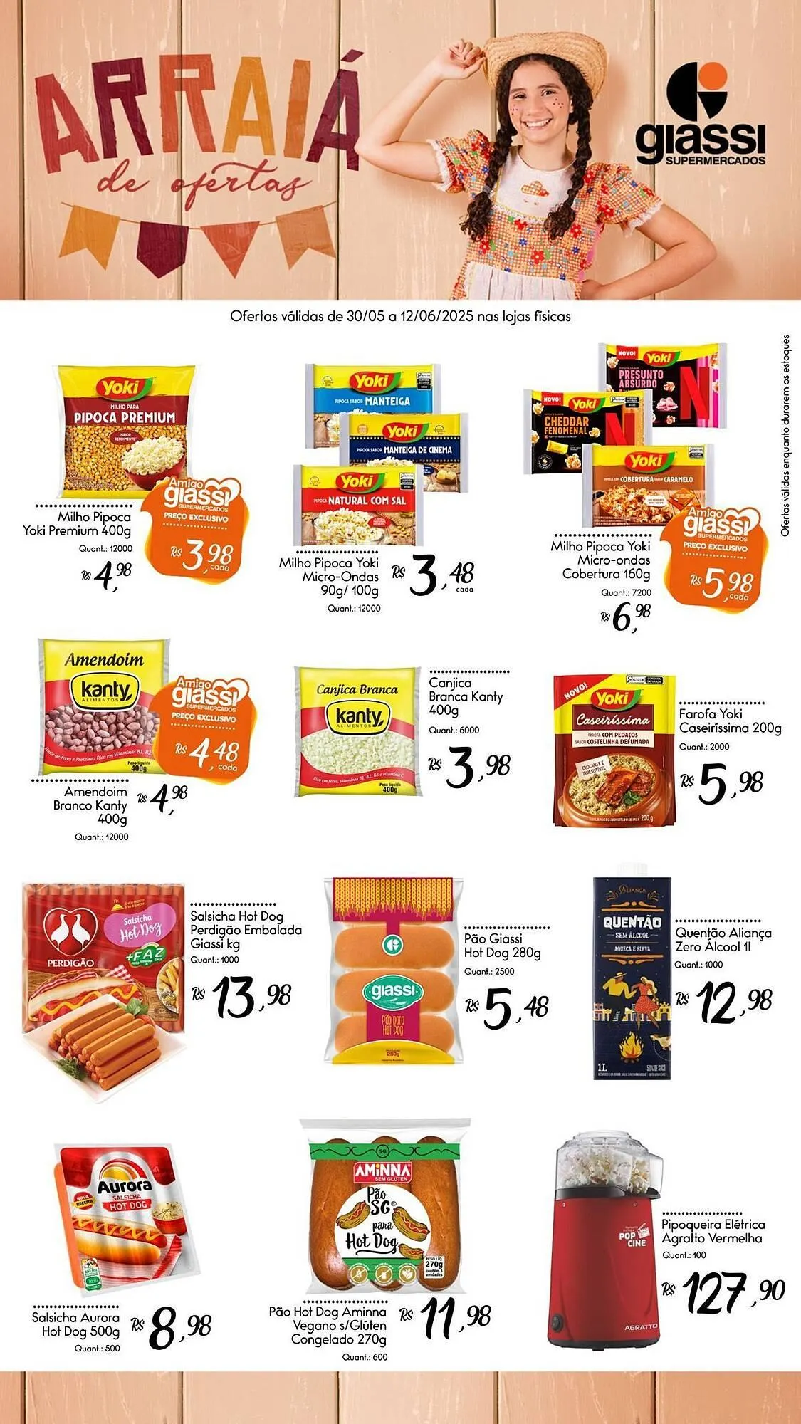 Encarte de Catálogo Giassi Supermercados 30 de maio até 12 de junho 2025 - Pagina 1