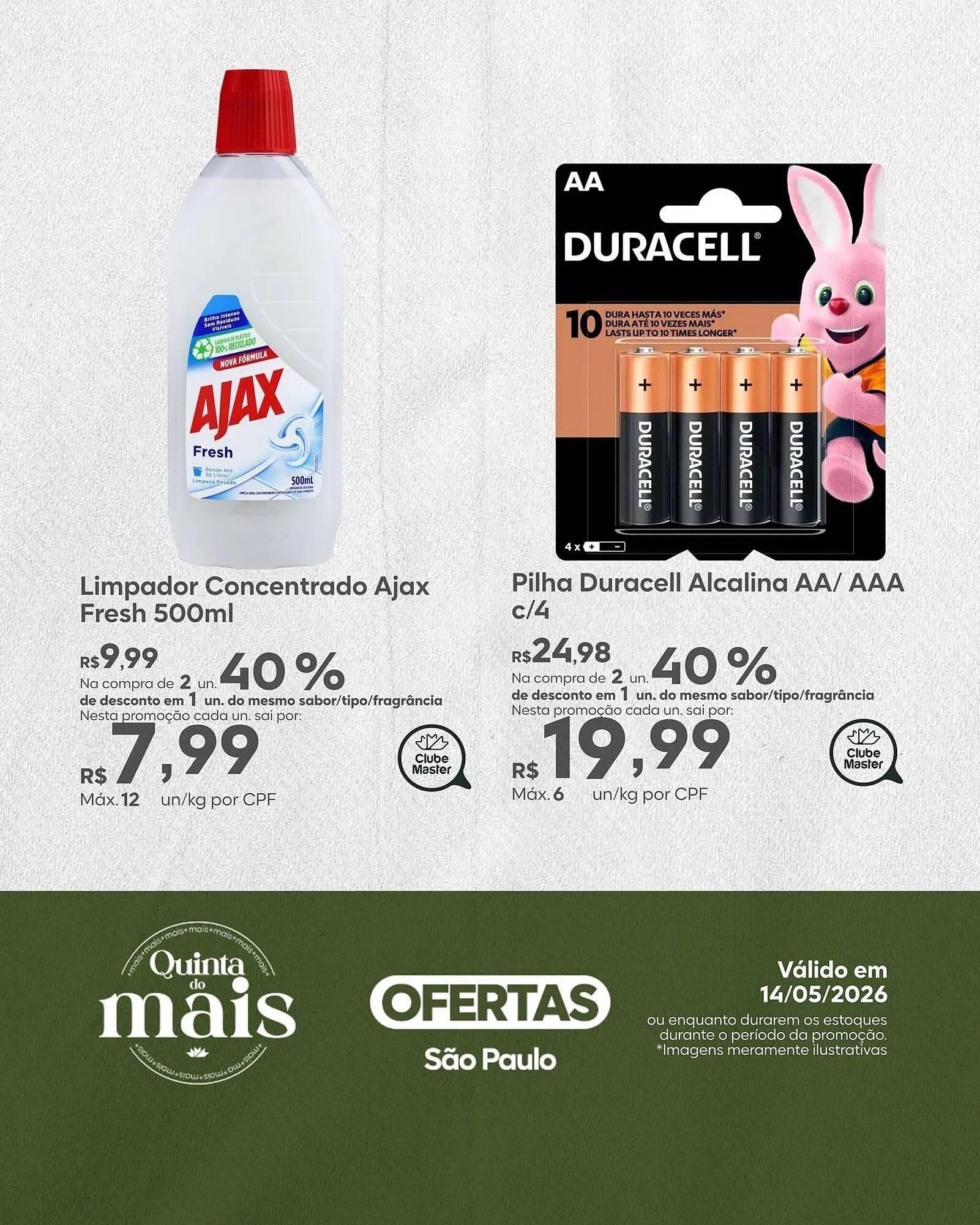 Encarte de Folheto Master Supermercados 14 de maio até 15 de maio 2026 - Pagina 9