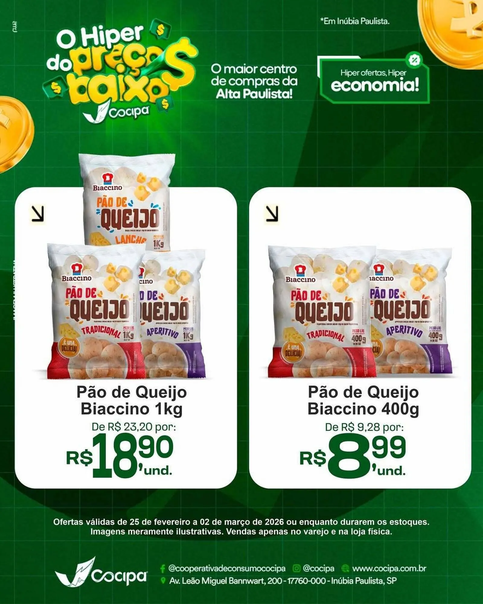 Encarte de Catálogo Cocipa 26 de fevereiro até 2 de março 2026 - Pagina 1