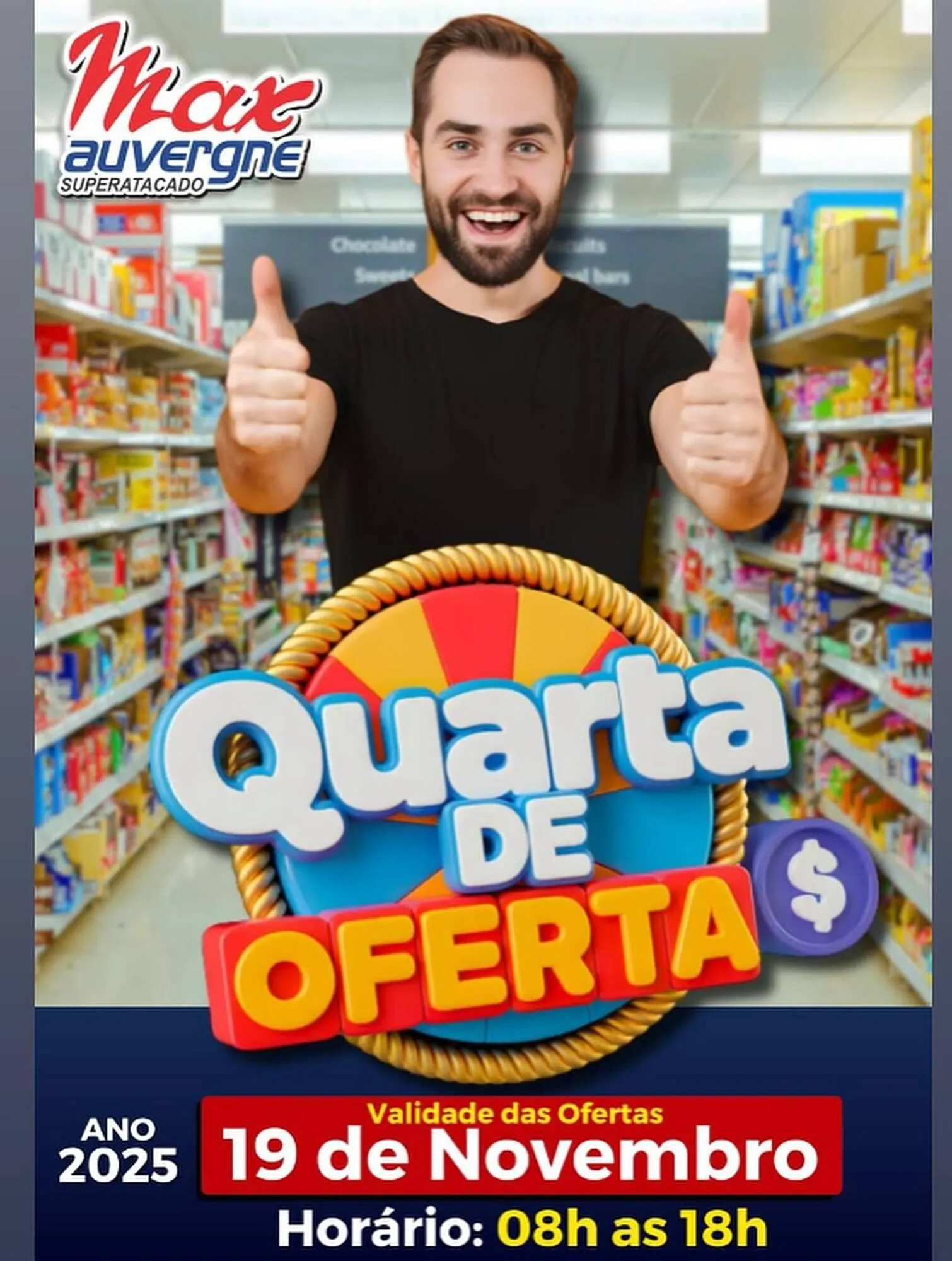 Encarte de Catálogo Max Auvergne Superatacado 19 de novembro até 19 de novembro 2025 - Pagina 1
